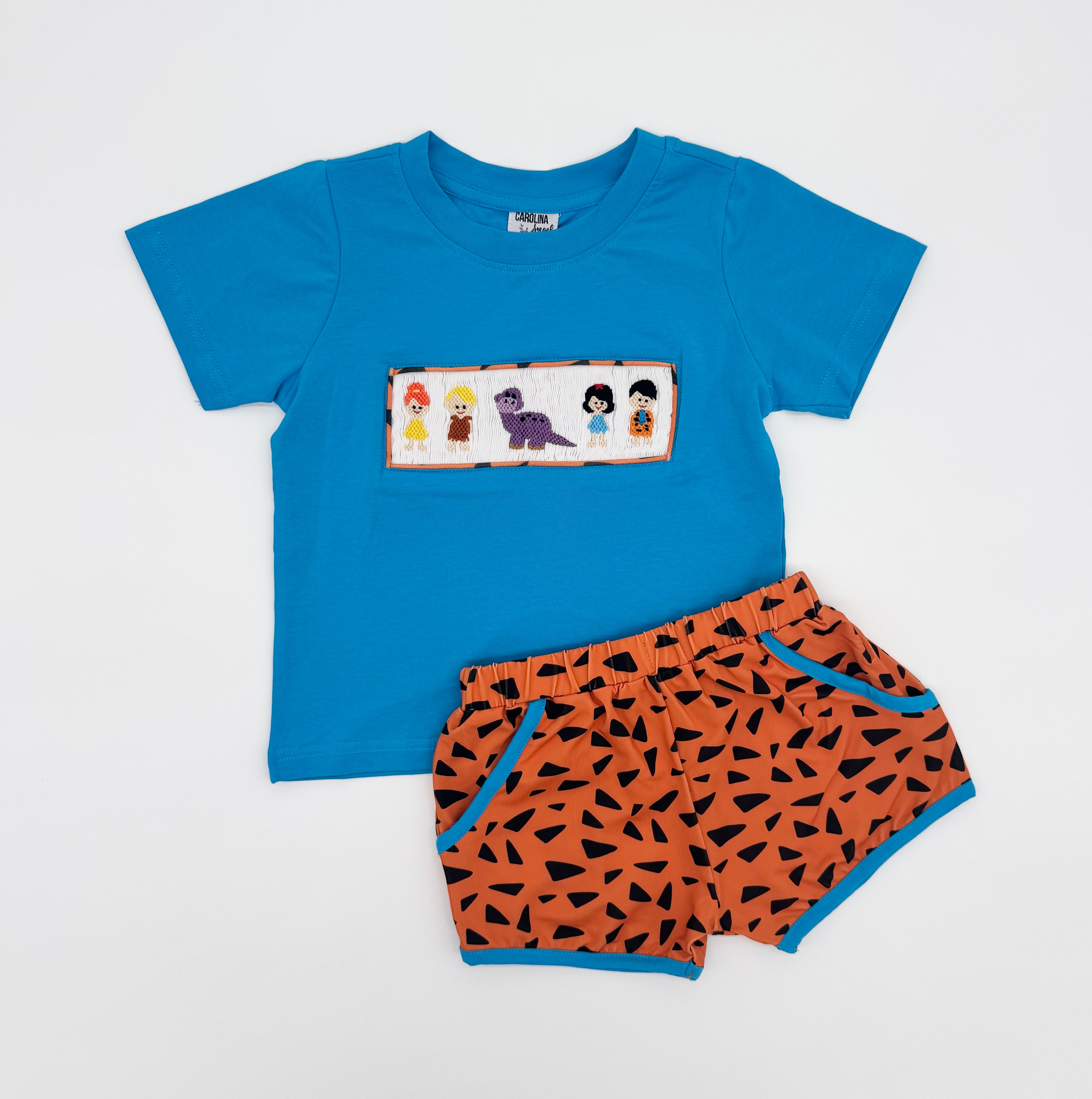 Bedrock City Boy Short Set