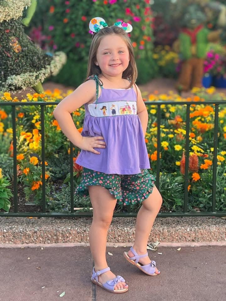 Smocked Casa Madrigal Short Set