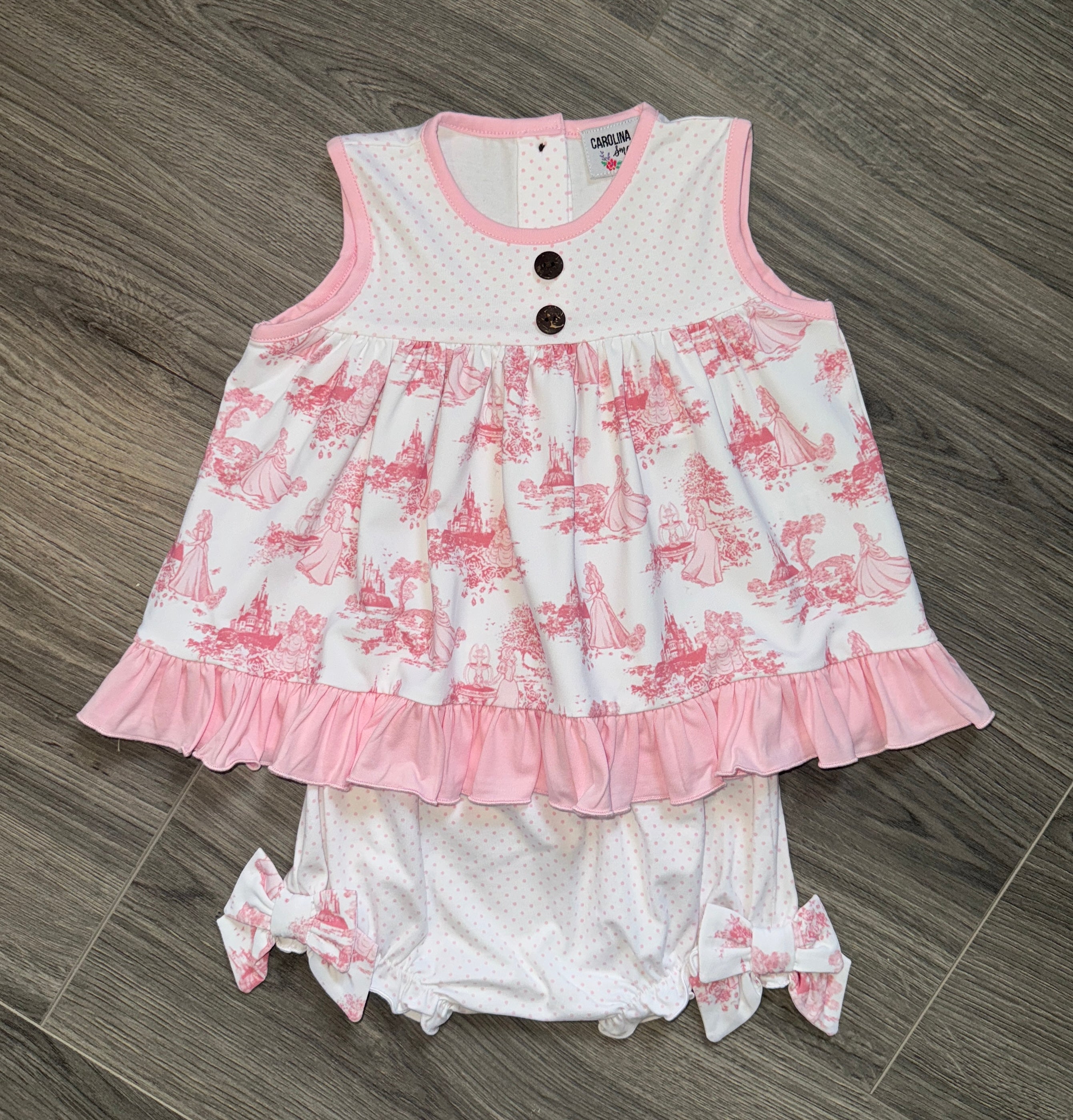 Princess Toile Bloomer Set