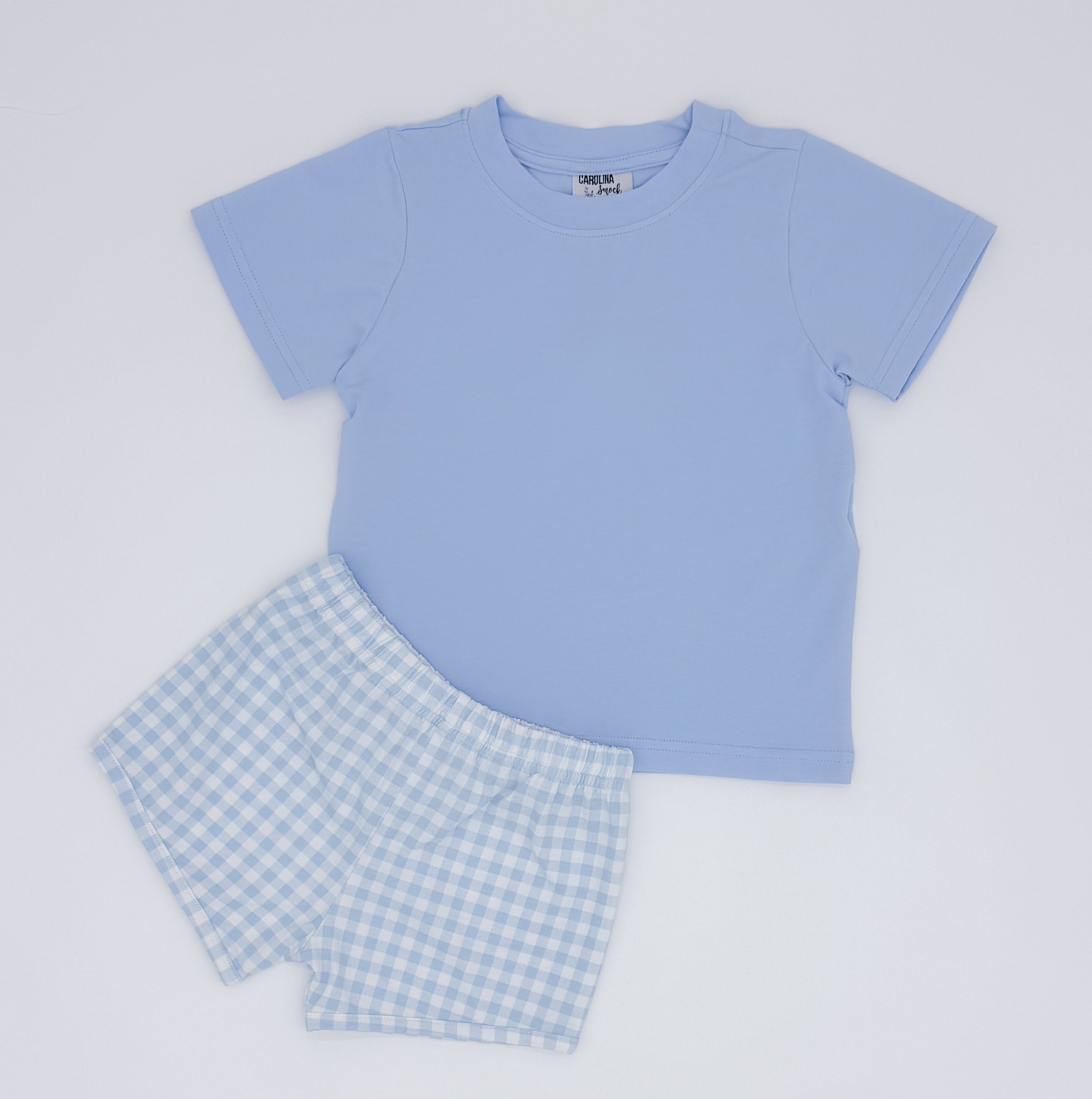 Spring Gingham Short Set