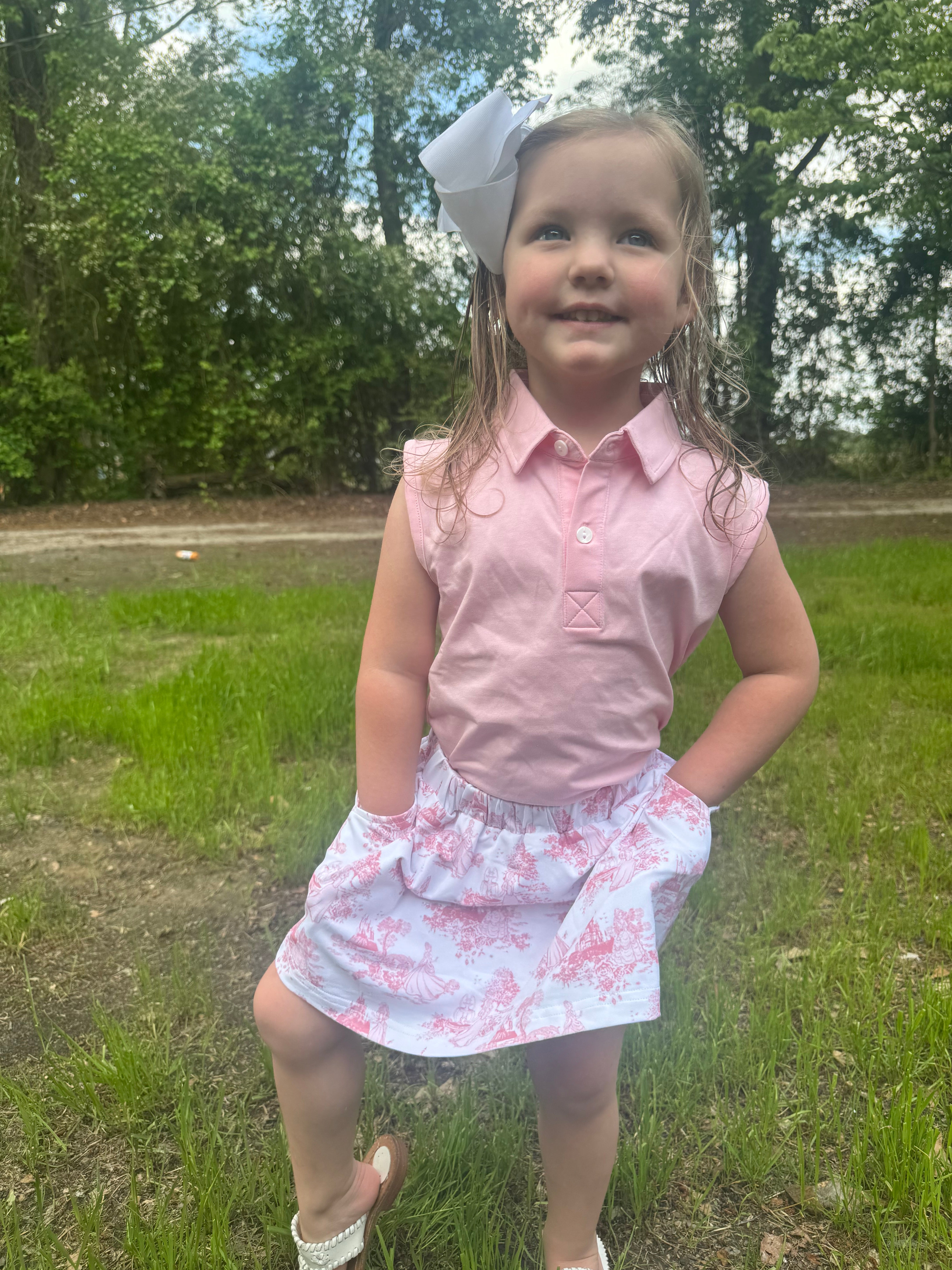 Princess Toile Skort Set