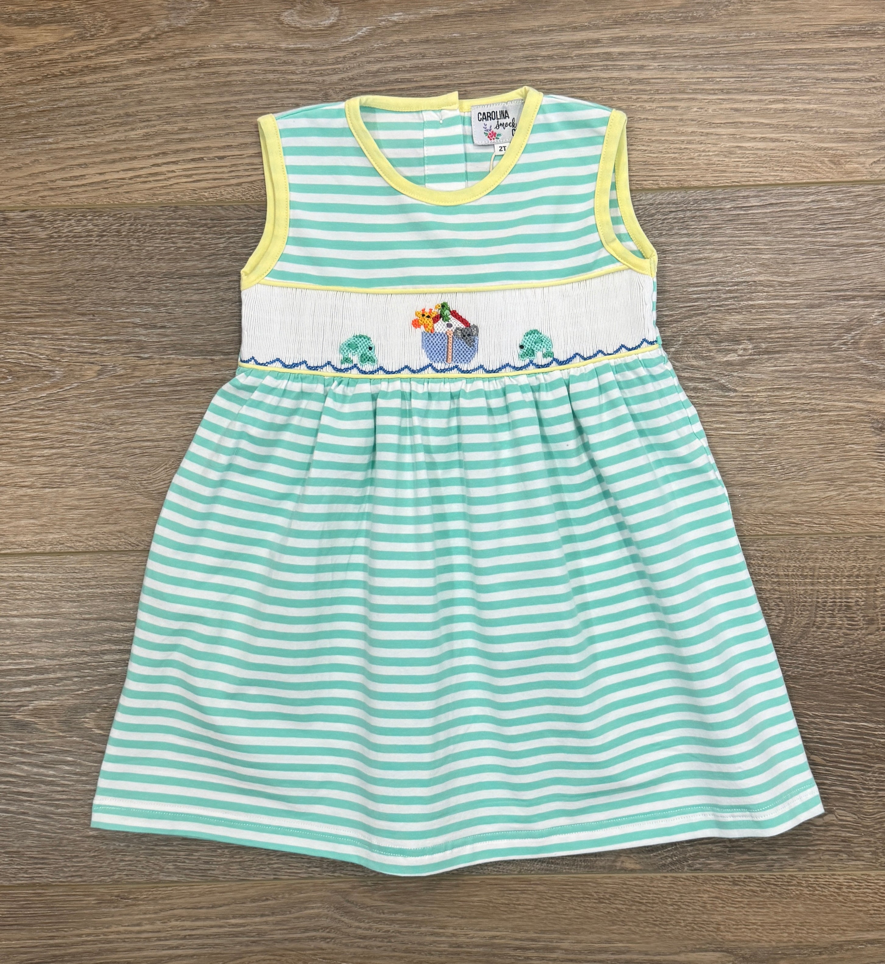 Smocked Noah's Ark Dress