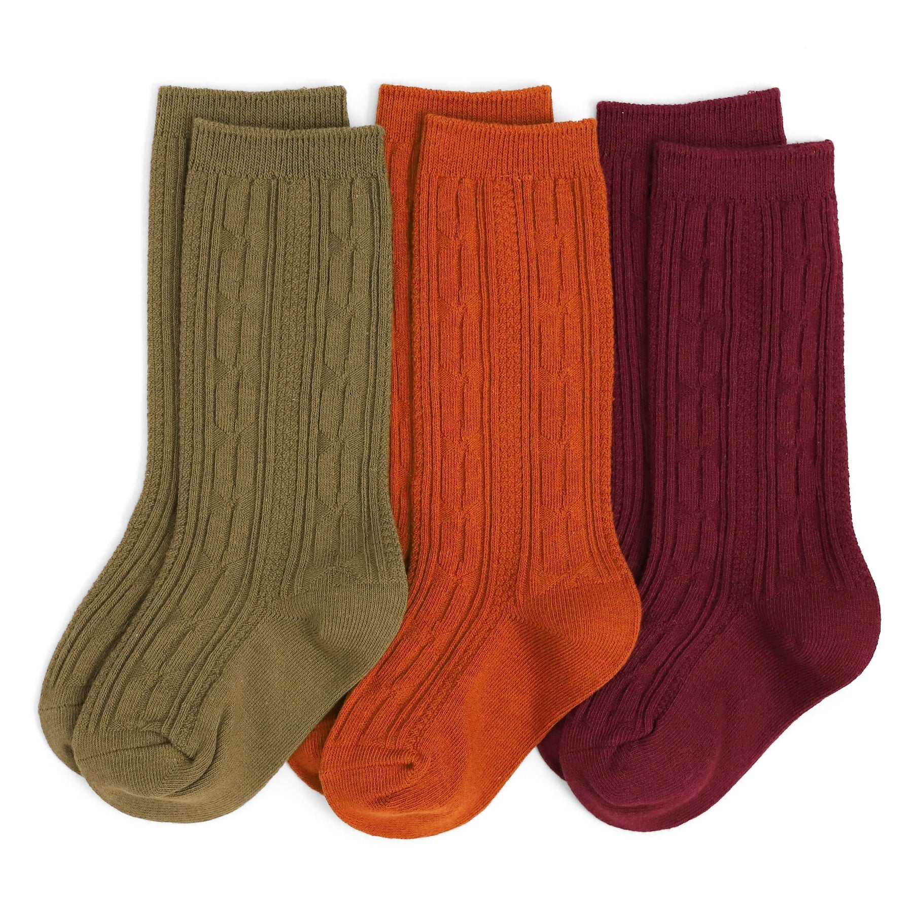 Little Stocking Co. Yosemite Cable Knit Knee Highs