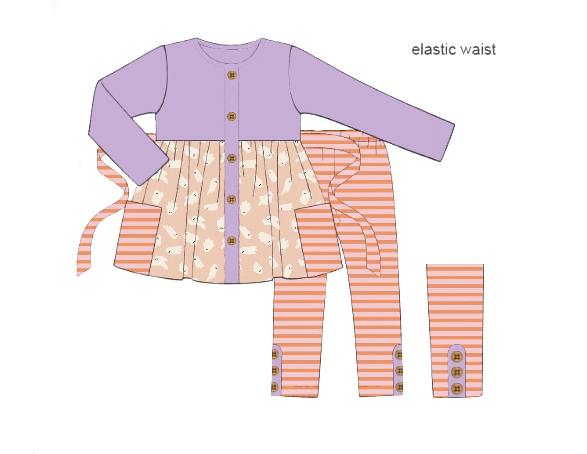 Ghostly Knits Legging Set