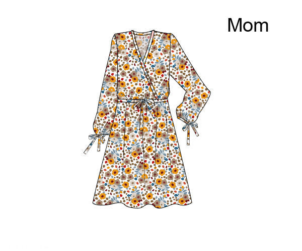 Fall Floral Mom Dress