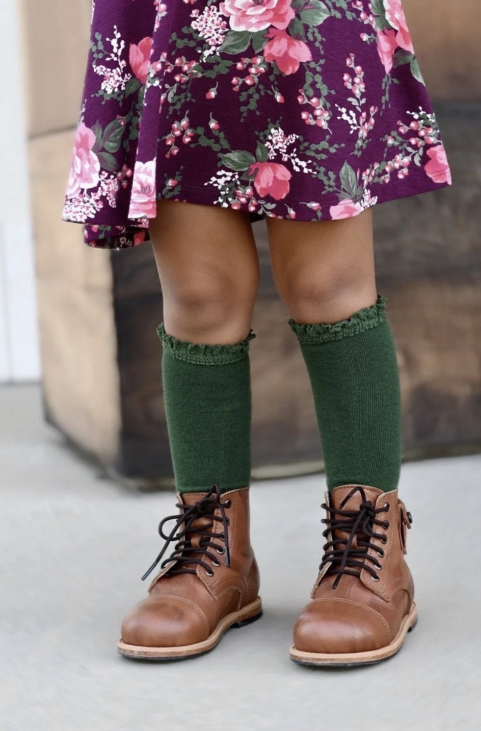 LSC Lace Top Knee Highs