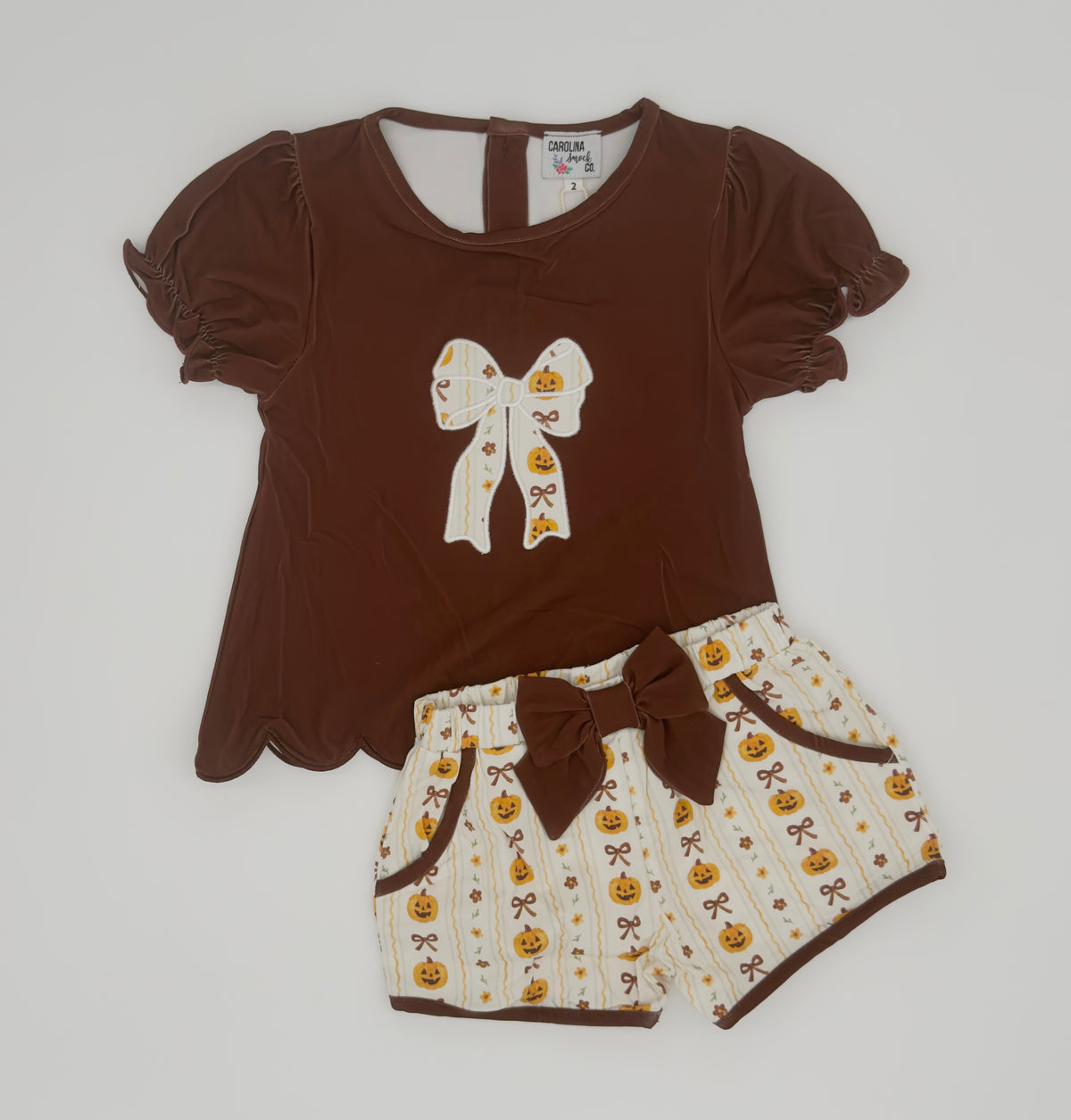Spooky Bows Short Set
