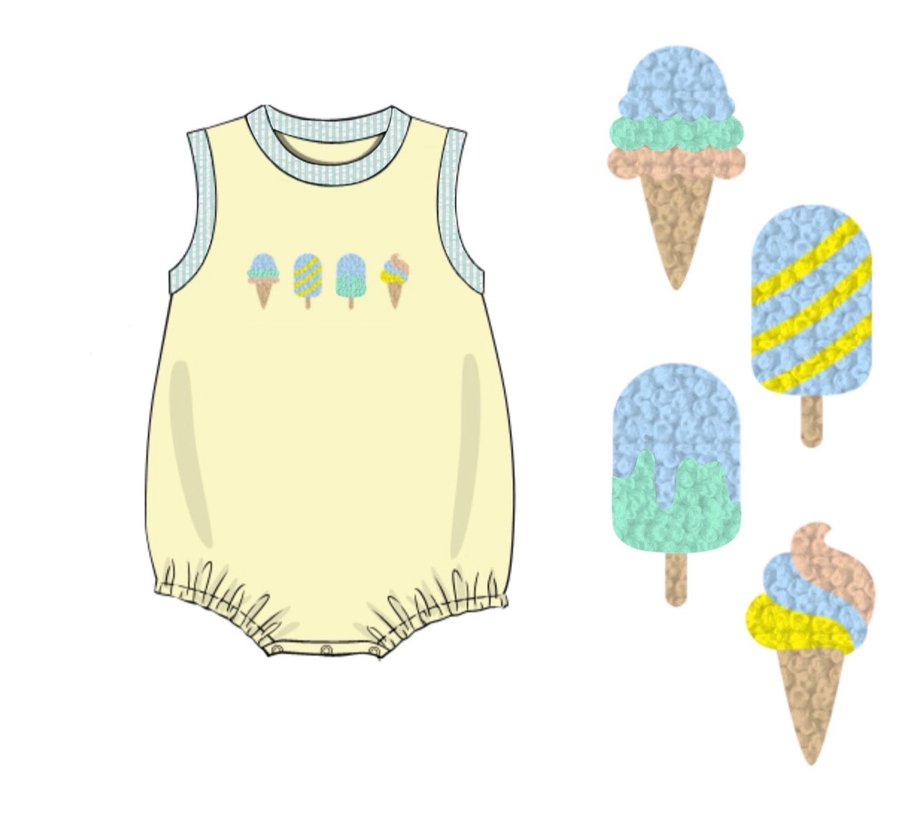 PO86 I Scream For Ice Cream Bubble