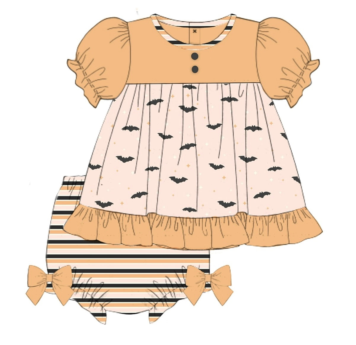 PO77 Scary Cute Knits Bloomer Set