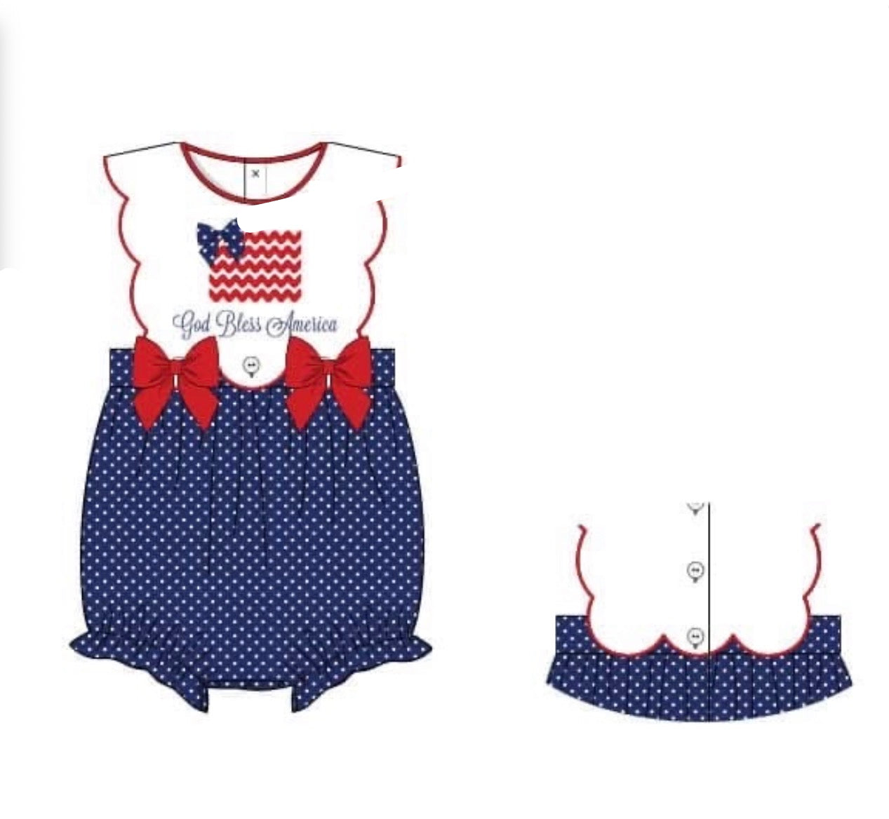 PO86 God Bless America Bubble