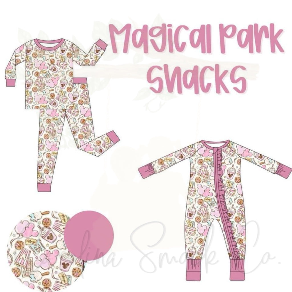 PFPO Pink Magical Park Snacks Bamboo