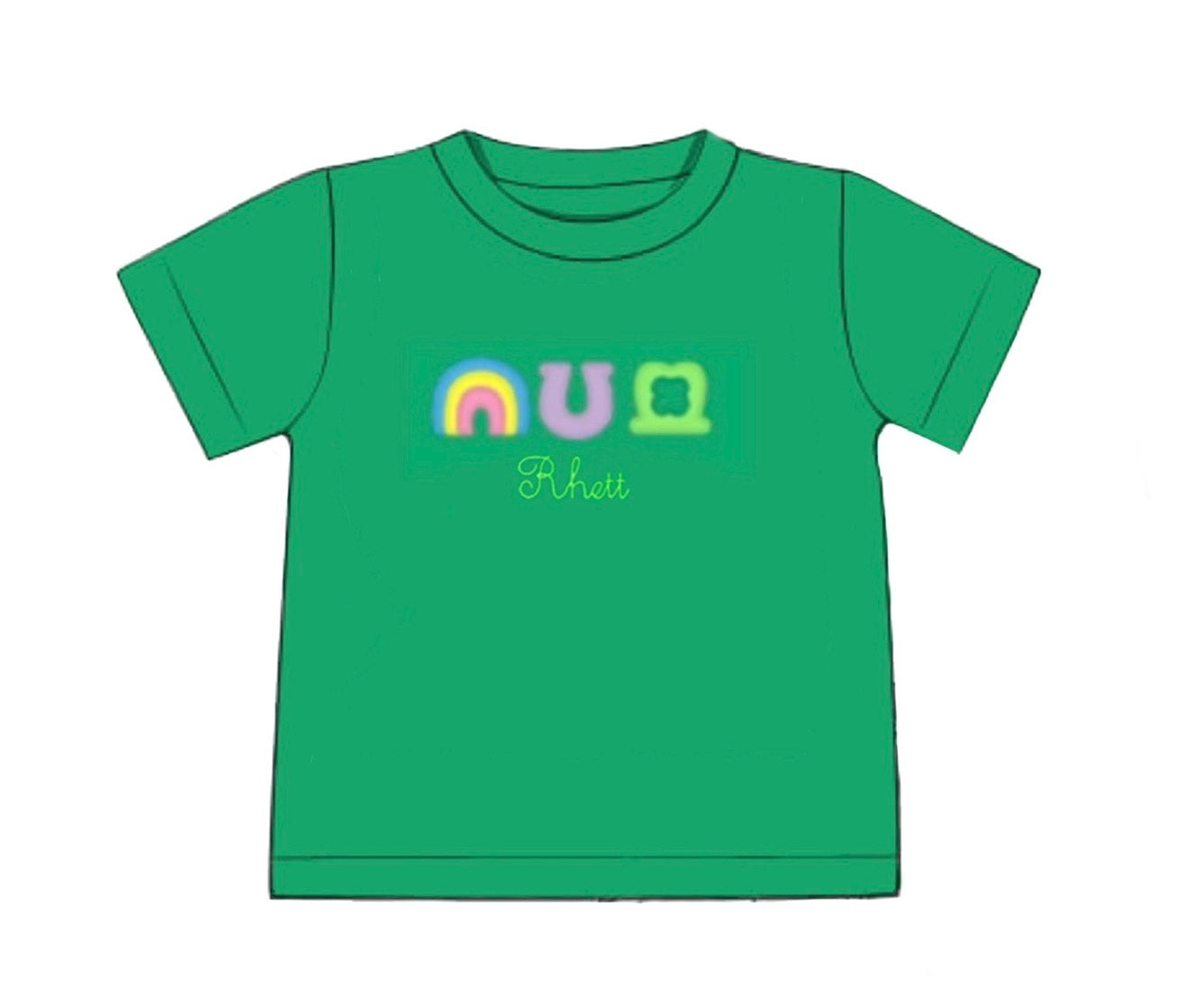 PO94 French Knot Shirts Only - Boys Lucky Charm