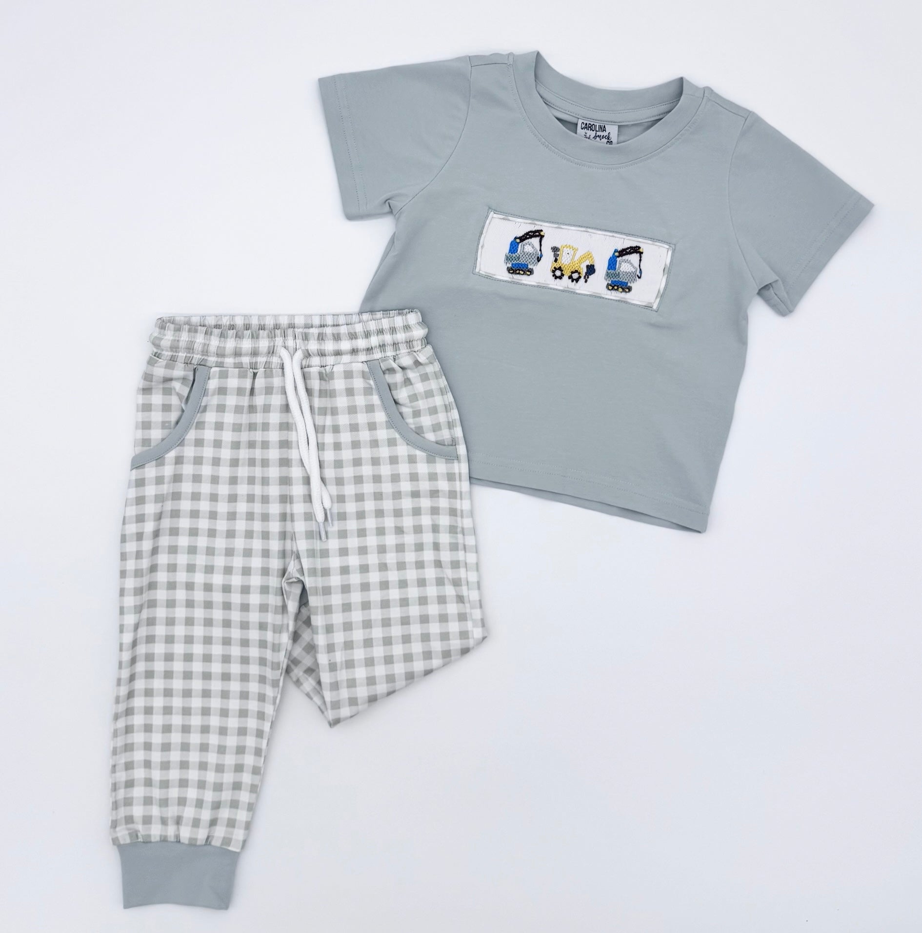 Sage Smocks Jogger Set