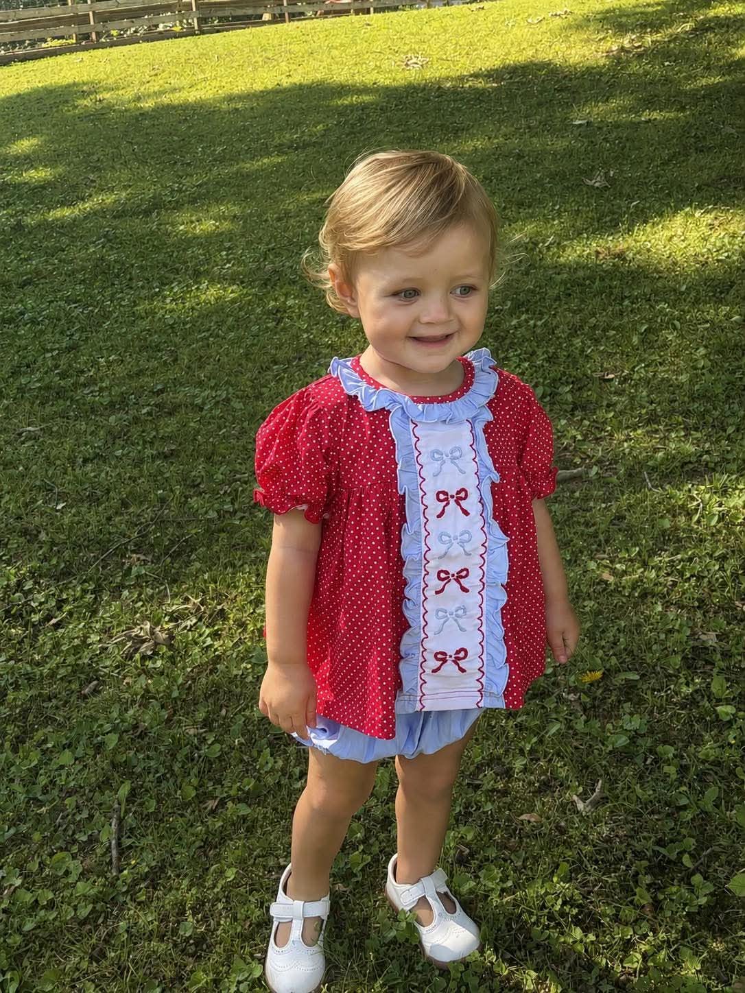 America The Bowtiful Bloomer Set