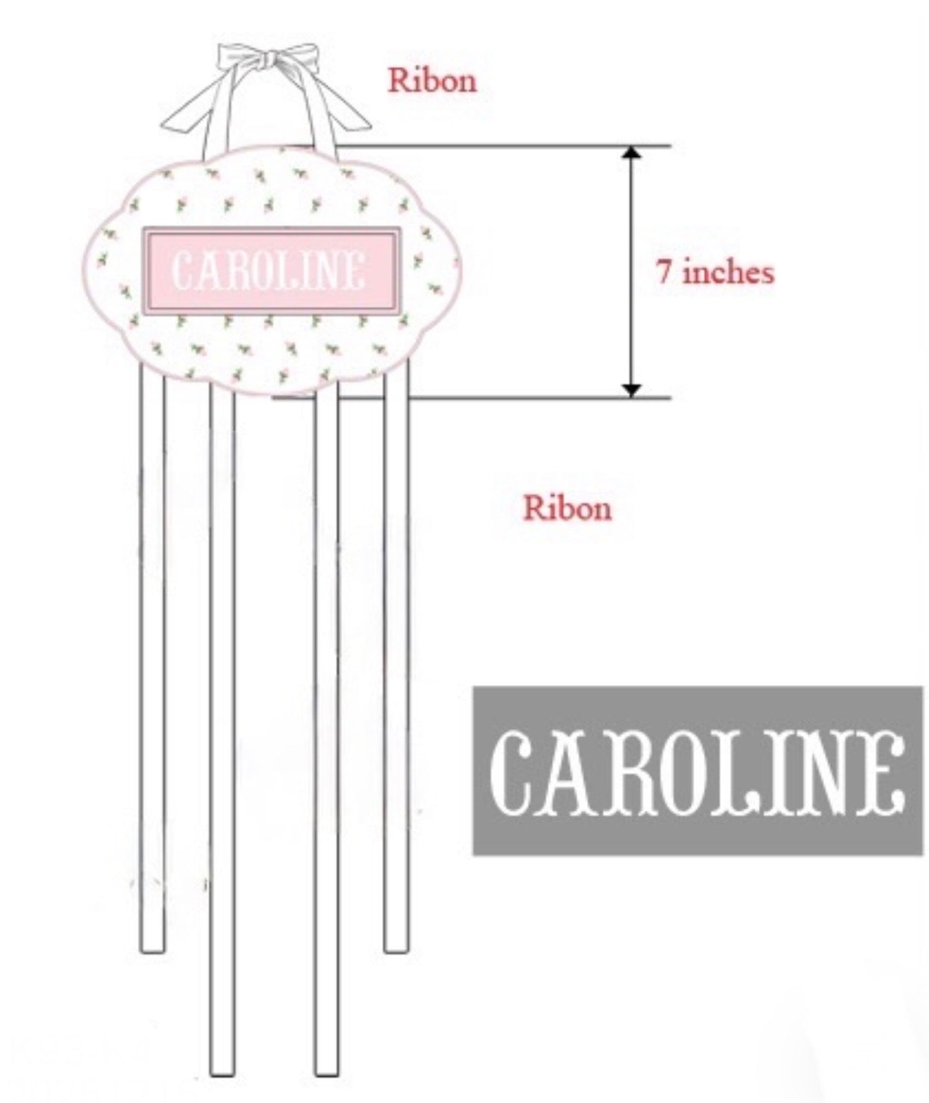 PO86 Smocked Bow Holder