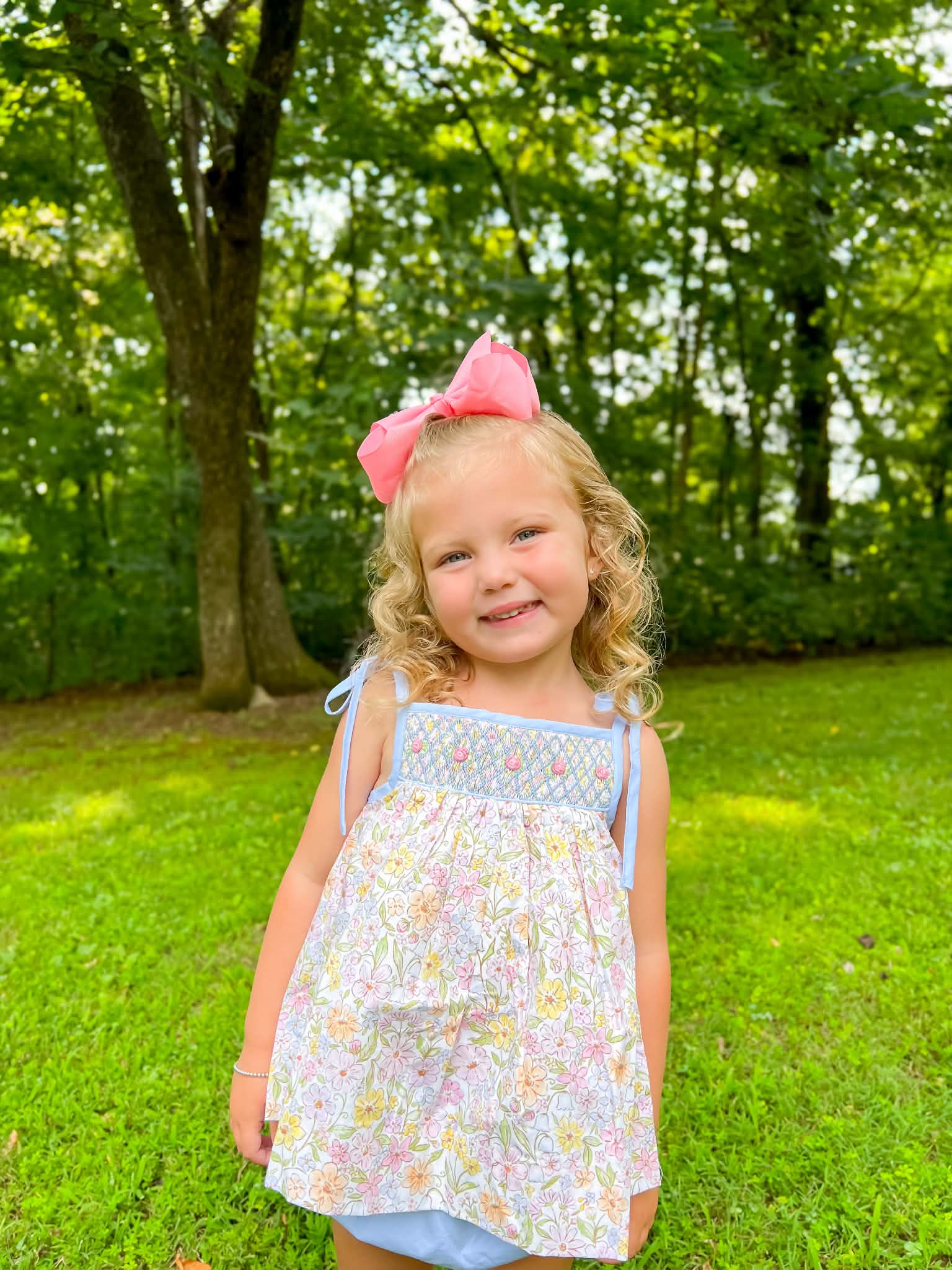 Keely Floral Bloomer Set (5t+ Dress Length)