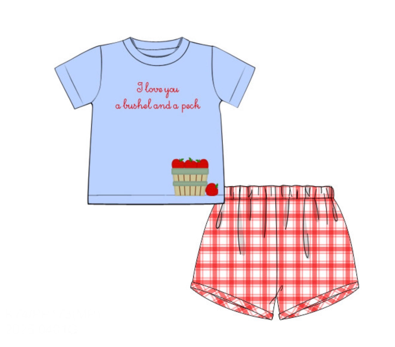 PO87 Bushel & A Peck Girl Boy Set