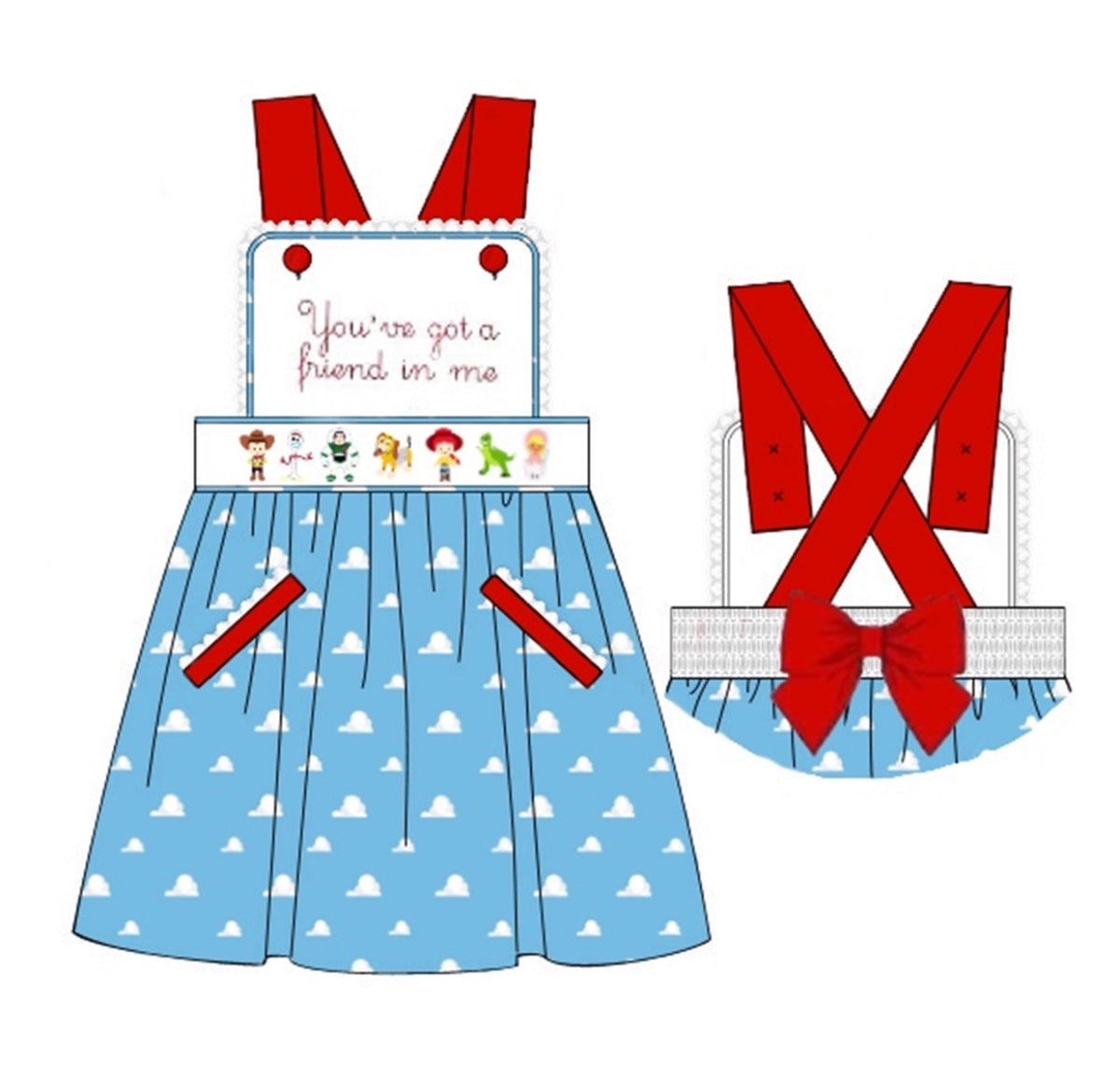 PO96 You’ve Got a Friend in Me Dress
