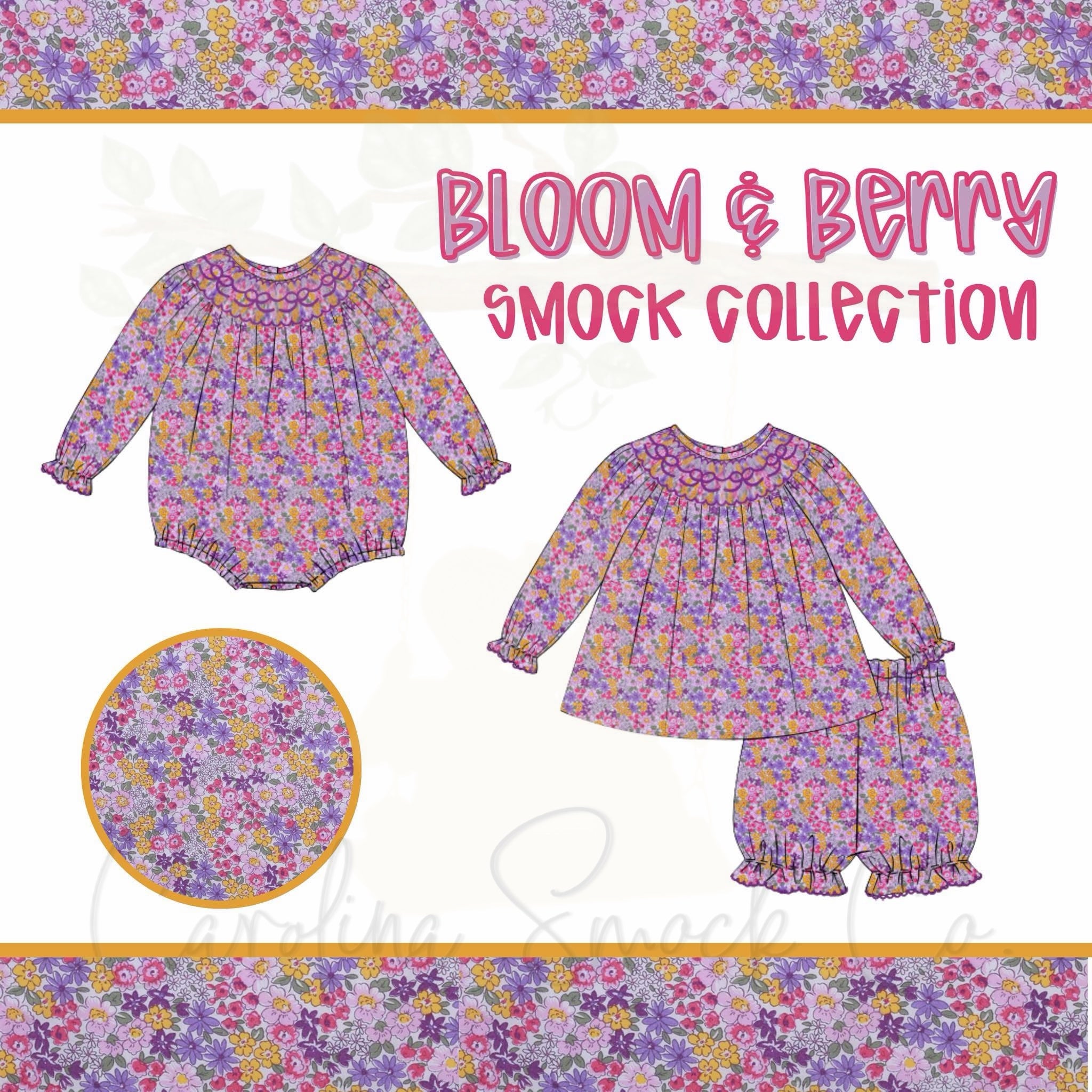 PO91.5 Bloom & Berry Smock Collection