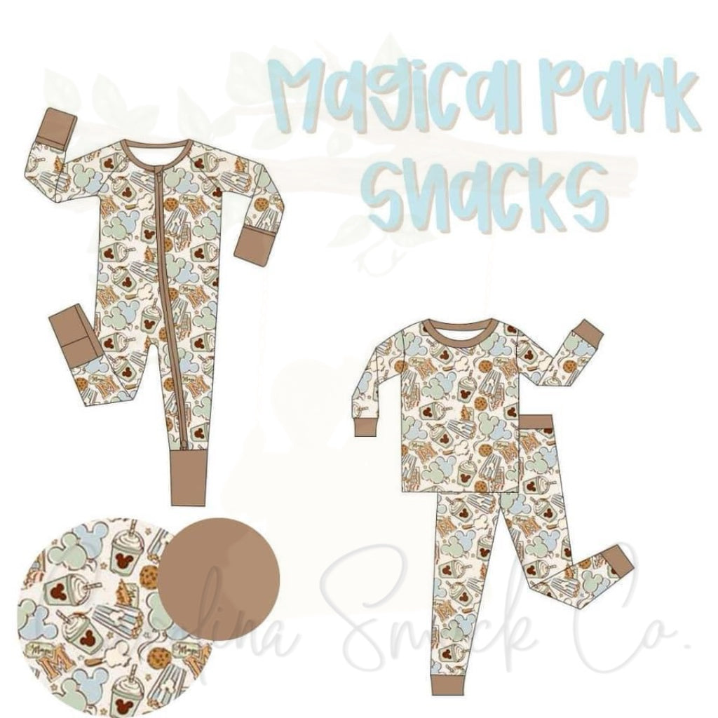 PFPO Brown Magical Park Snacks Bamboo