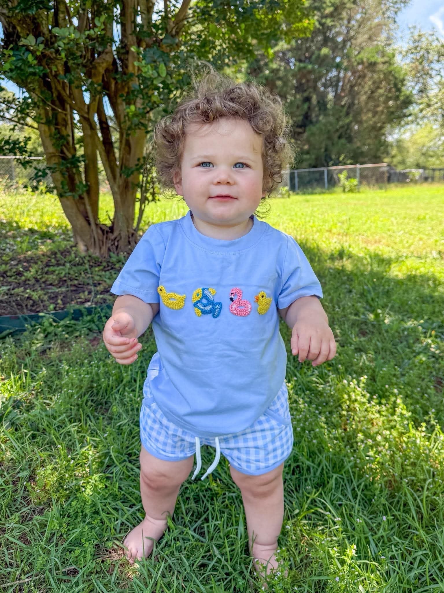 Sweet Summertime Boy Short Set (no wording)