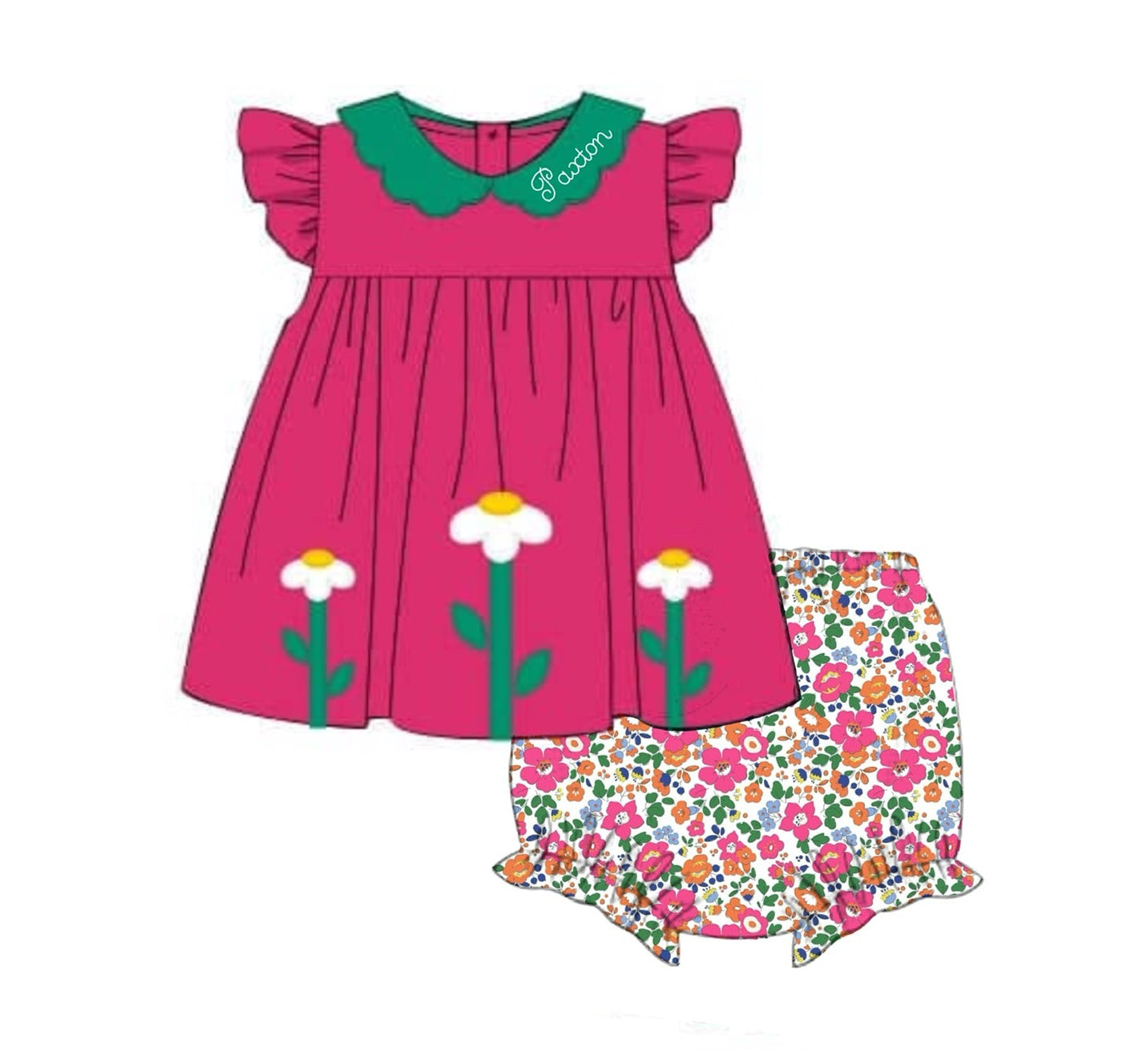 PO84 For the Girls - Oopsie Daisy Bloomer Set