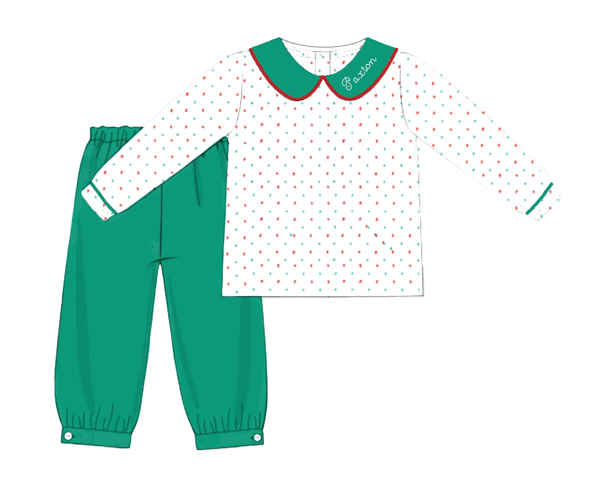 PO92 Christmas Keepsakes Pant Set