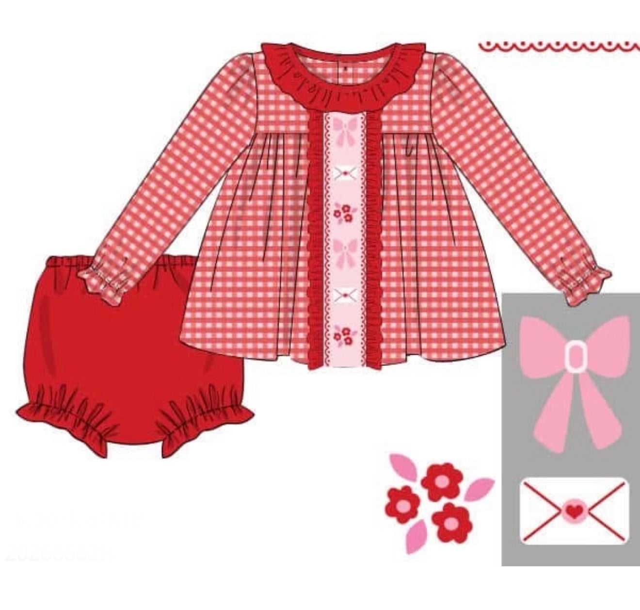 PO94 Love Letters Bloomer Set