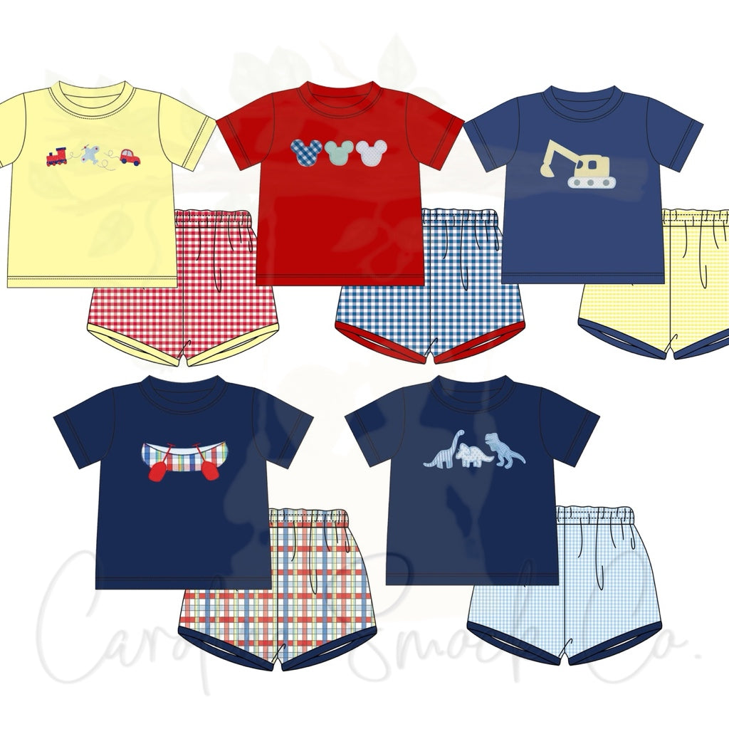 PFPO Boys Applique Sets