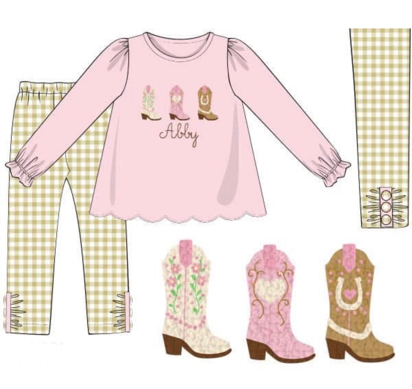 PO94 Gone Country Legging Set