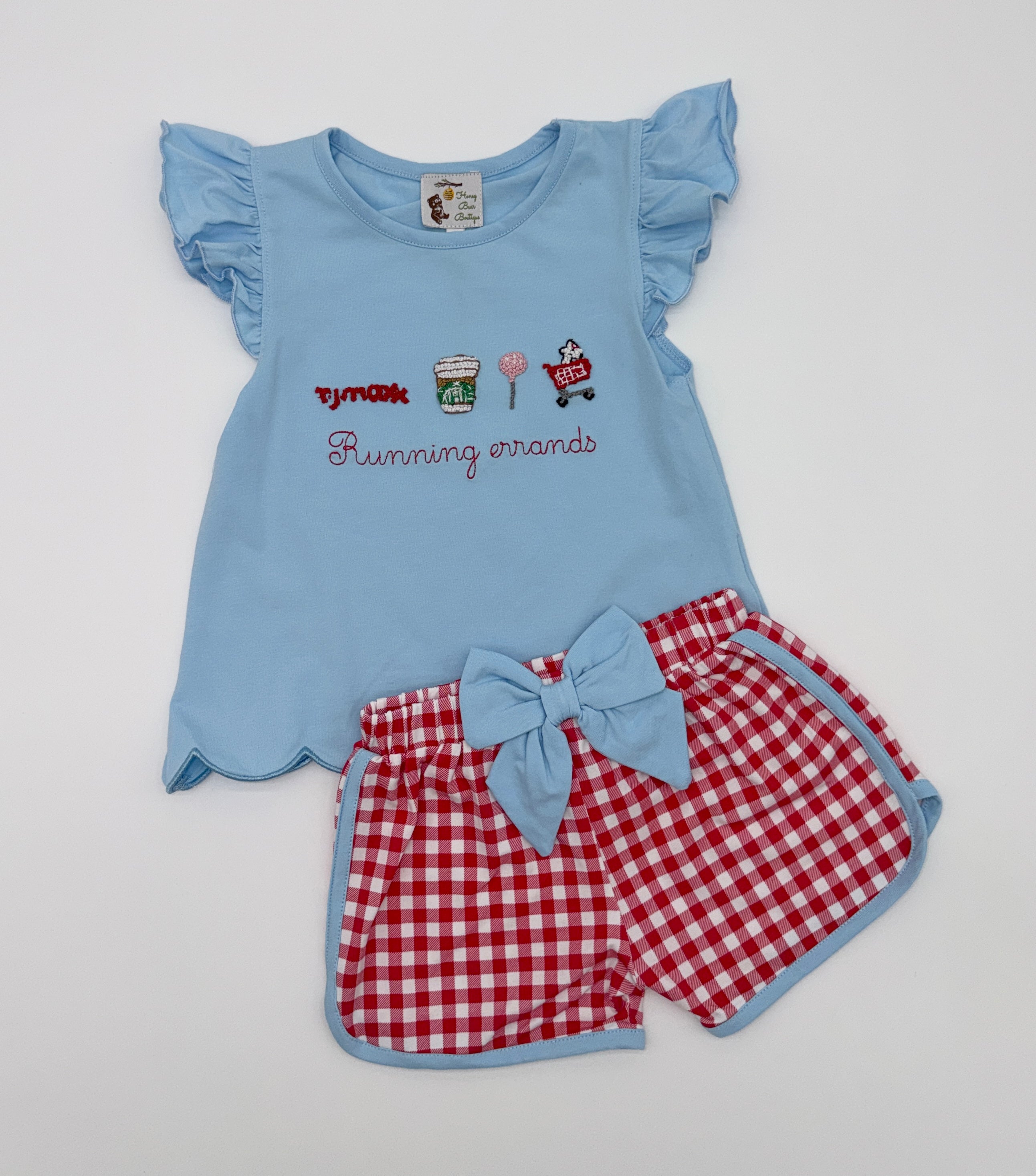 Running Errands Girl Short Set