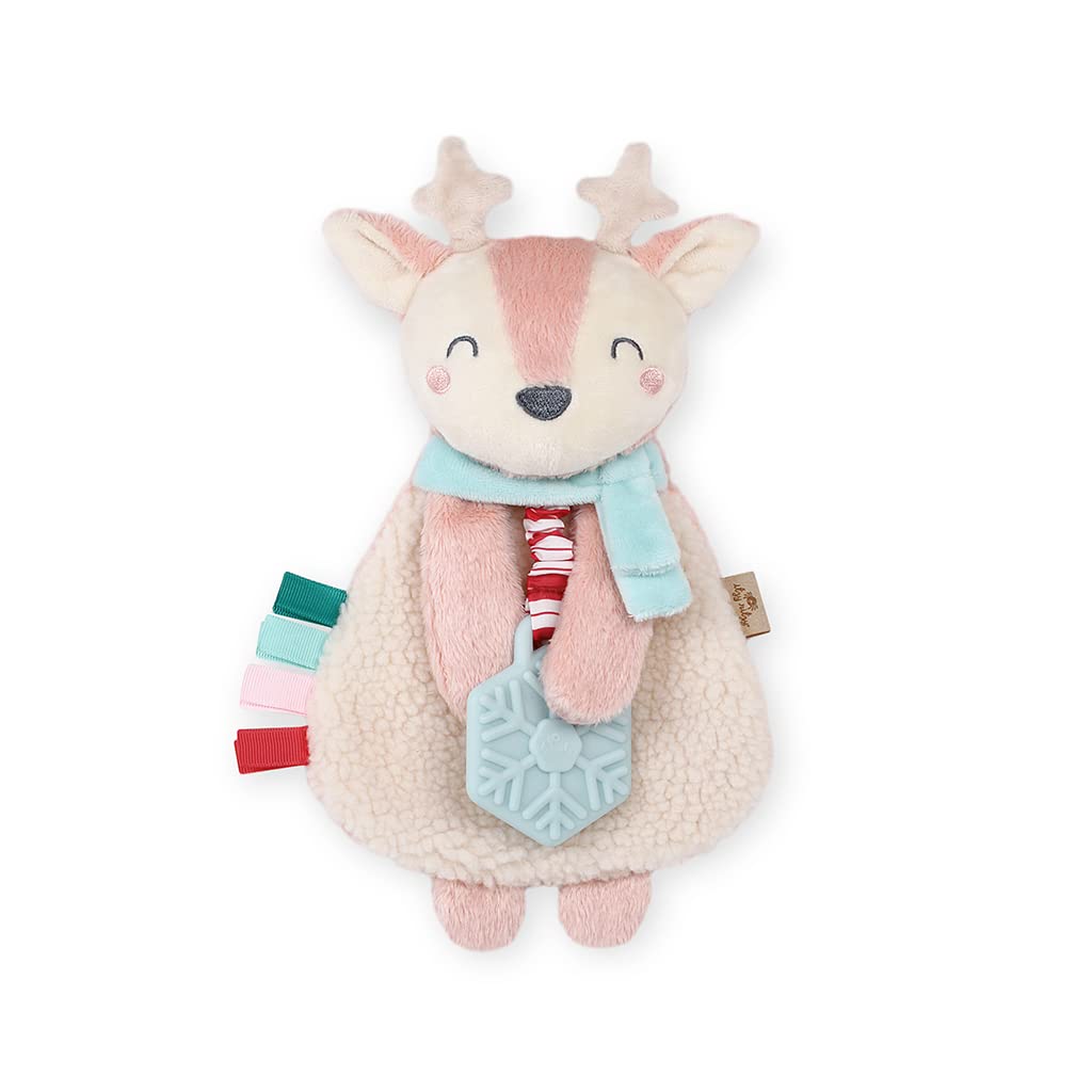 Stocking Stuffers - Itzy Ritzy Holly the Reindeer Lovey Plush & Teether