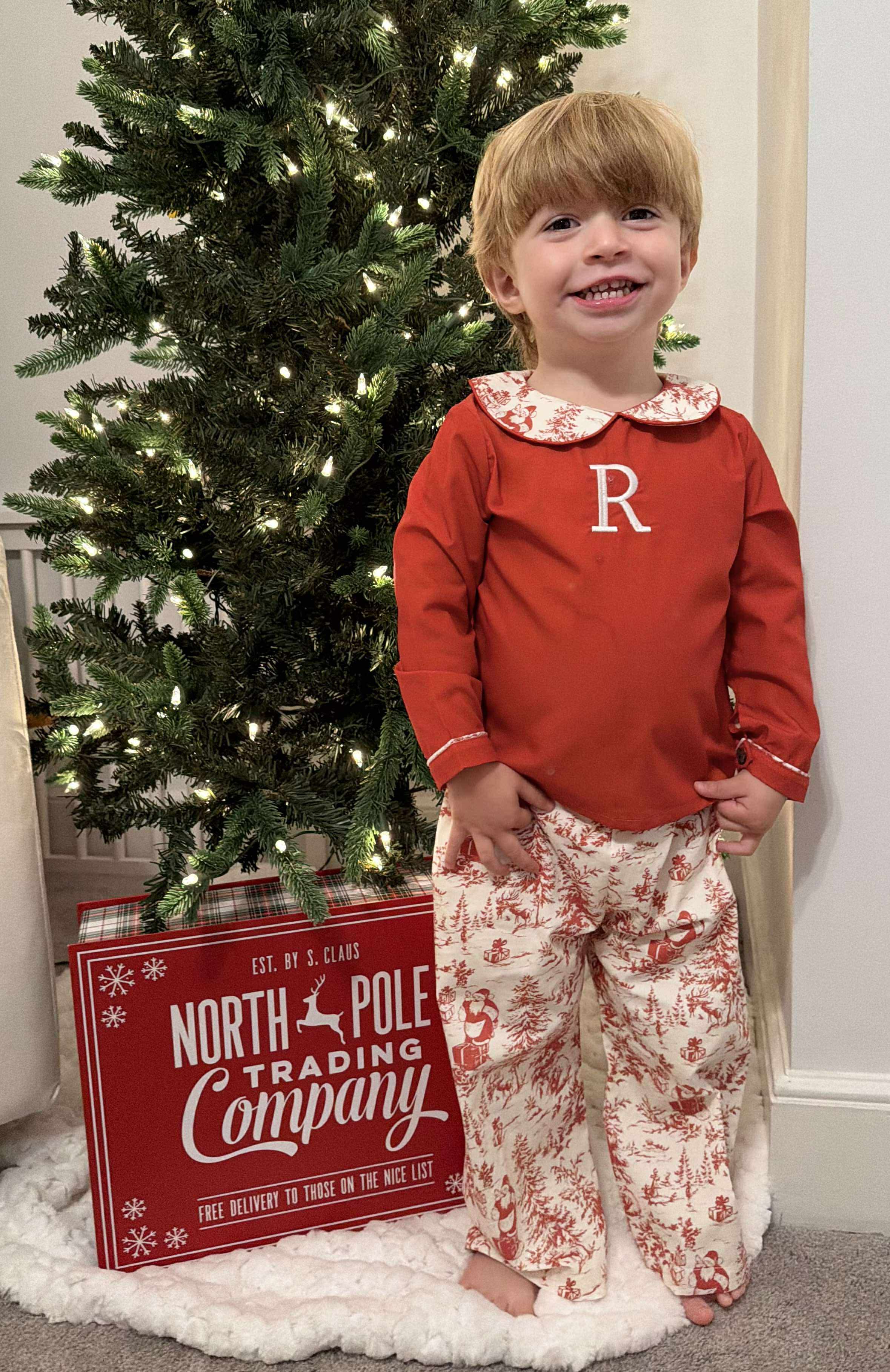 Santa Toile Pant Set *no mono*