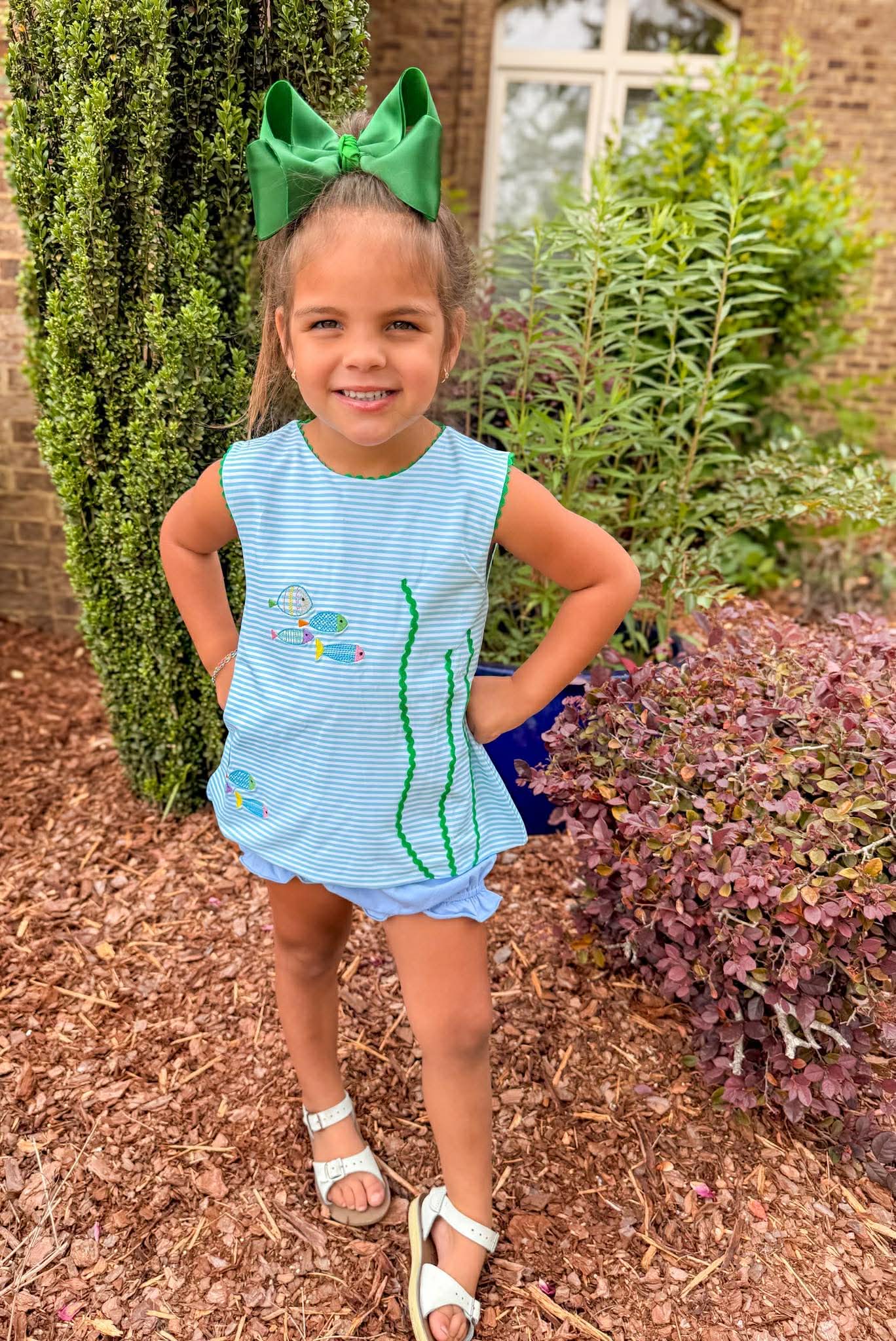 Exploring the Reef Bloomer Set (5t+ Dress Length)