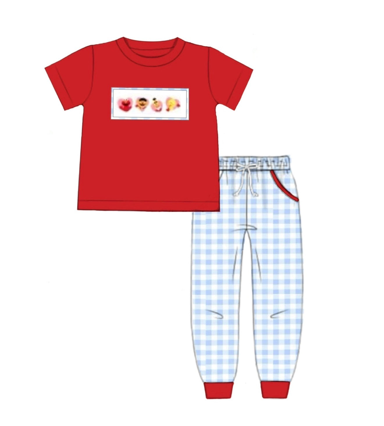 PO94 Vday on the Yard Jogger Set