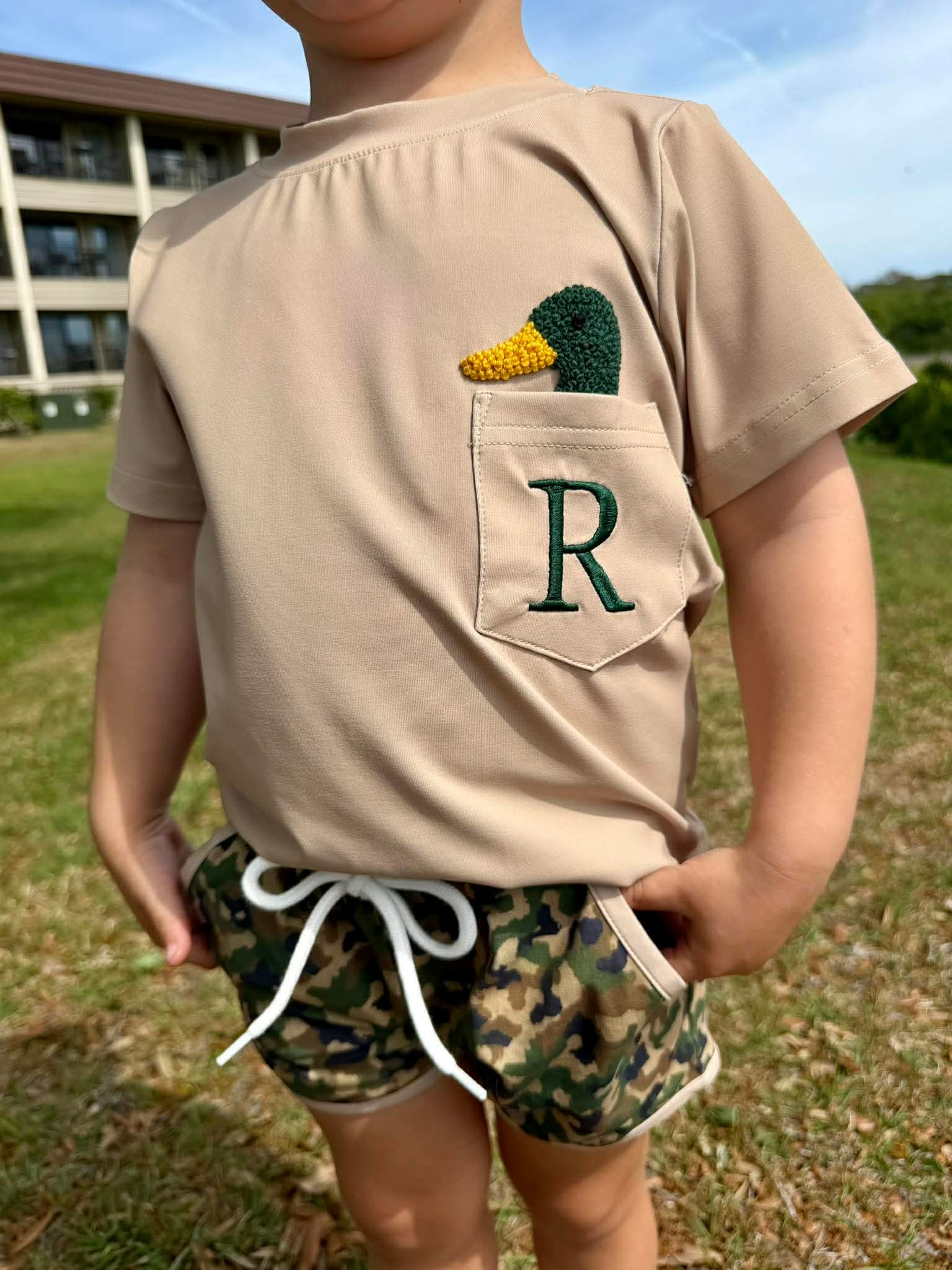 Duck Hunt Boy Short Set