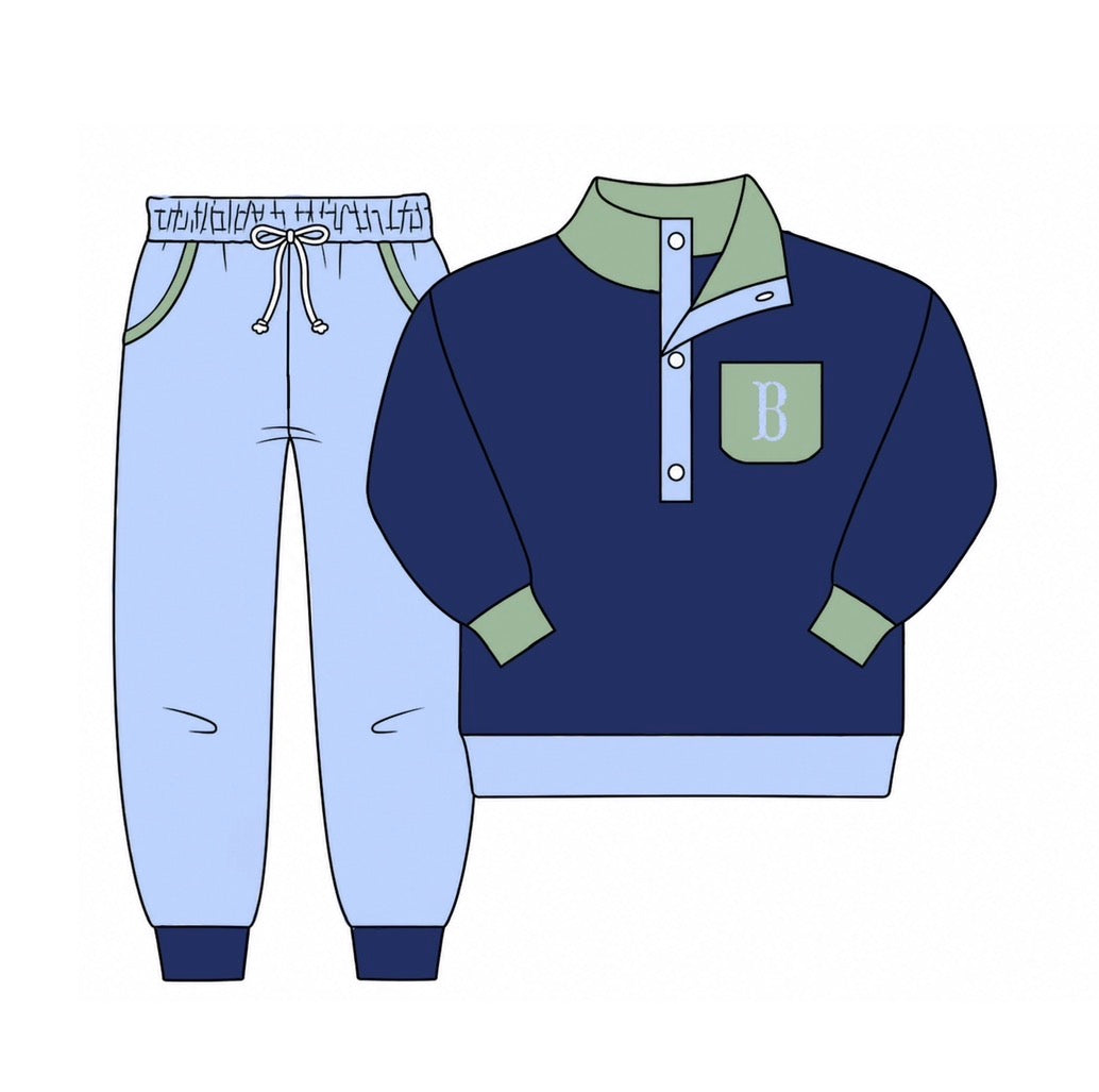 PO93 Winter Jogger Sets - Feldspar Blues