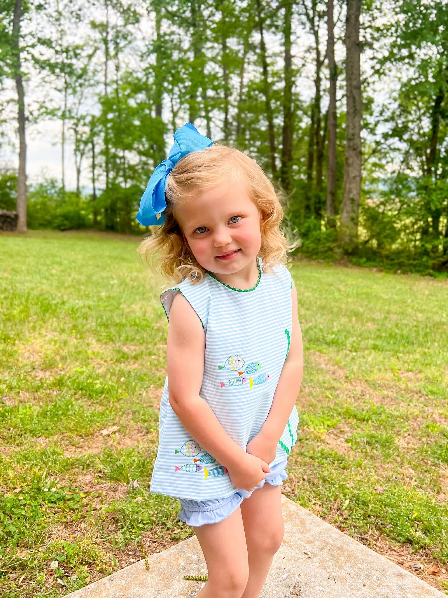 Exploring the Reef Bloomer Set (5t+ Dress Length)