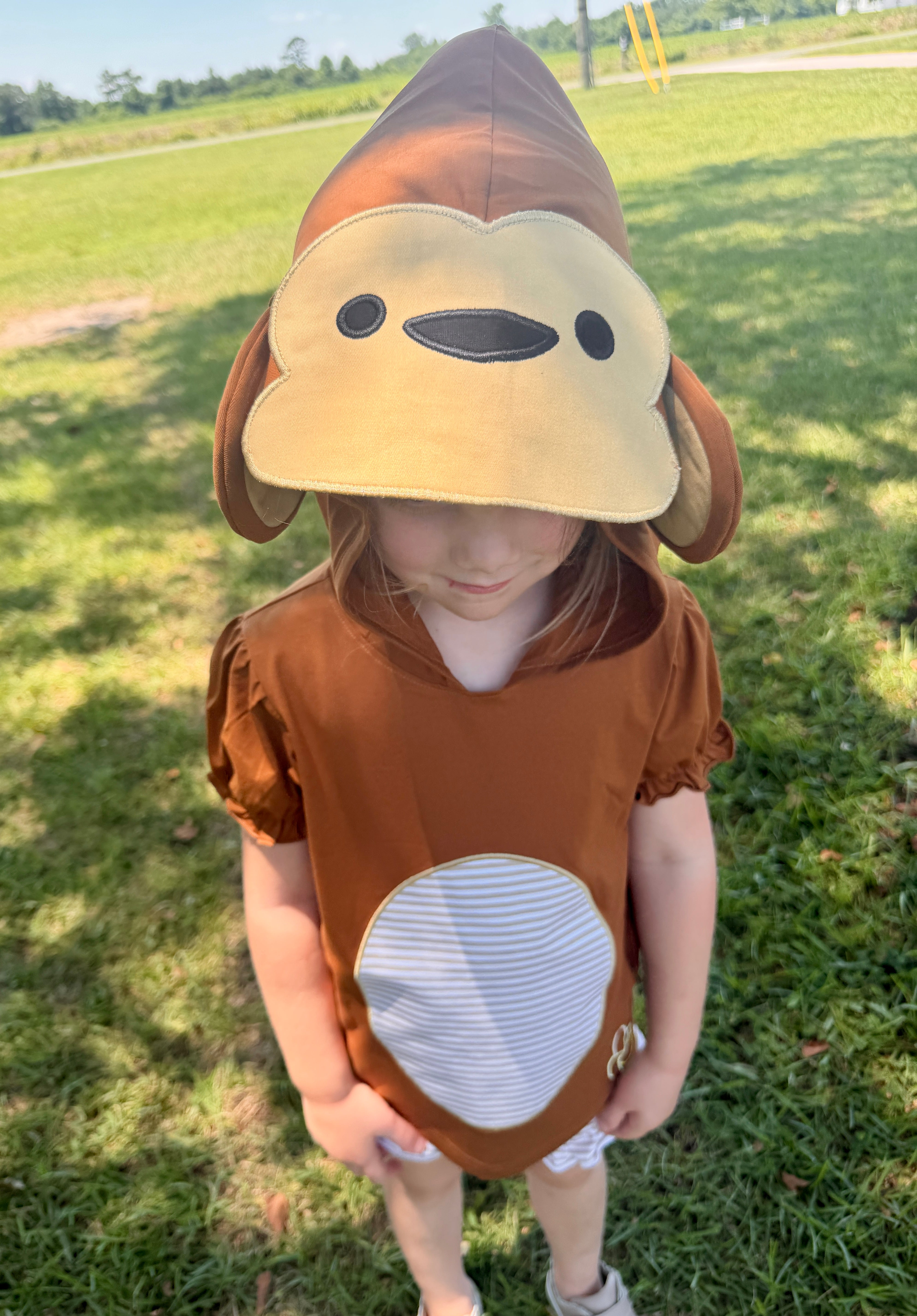 Girl Monkey Summer Hoodie Set