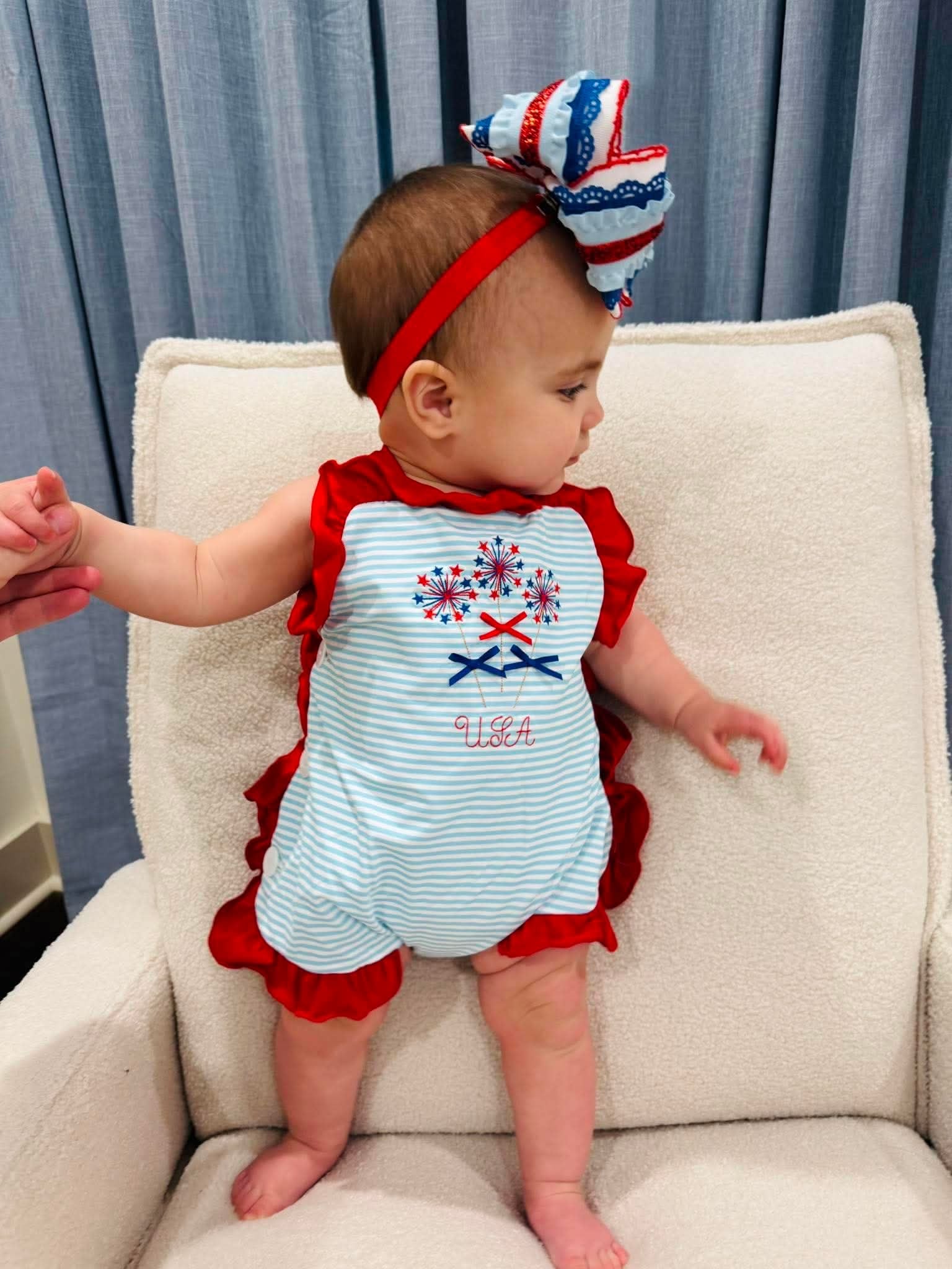 RWB Sparklers Sunsuit (no wording)