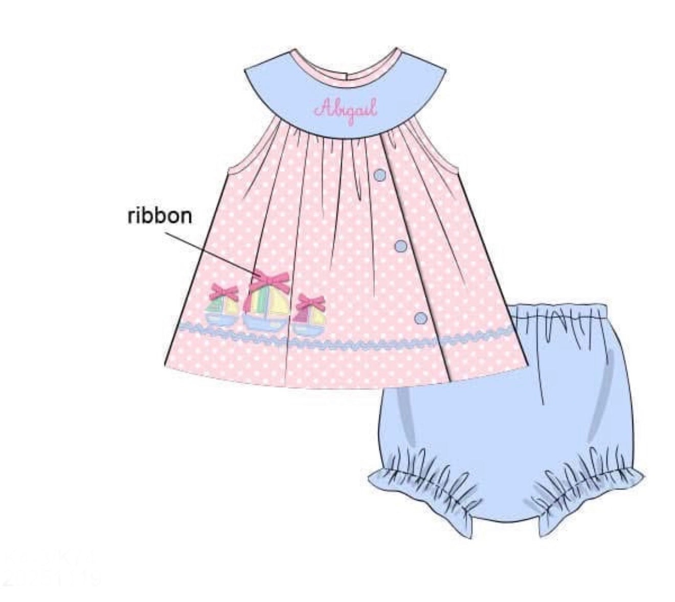 PO86 Set Sail Bloomer Set