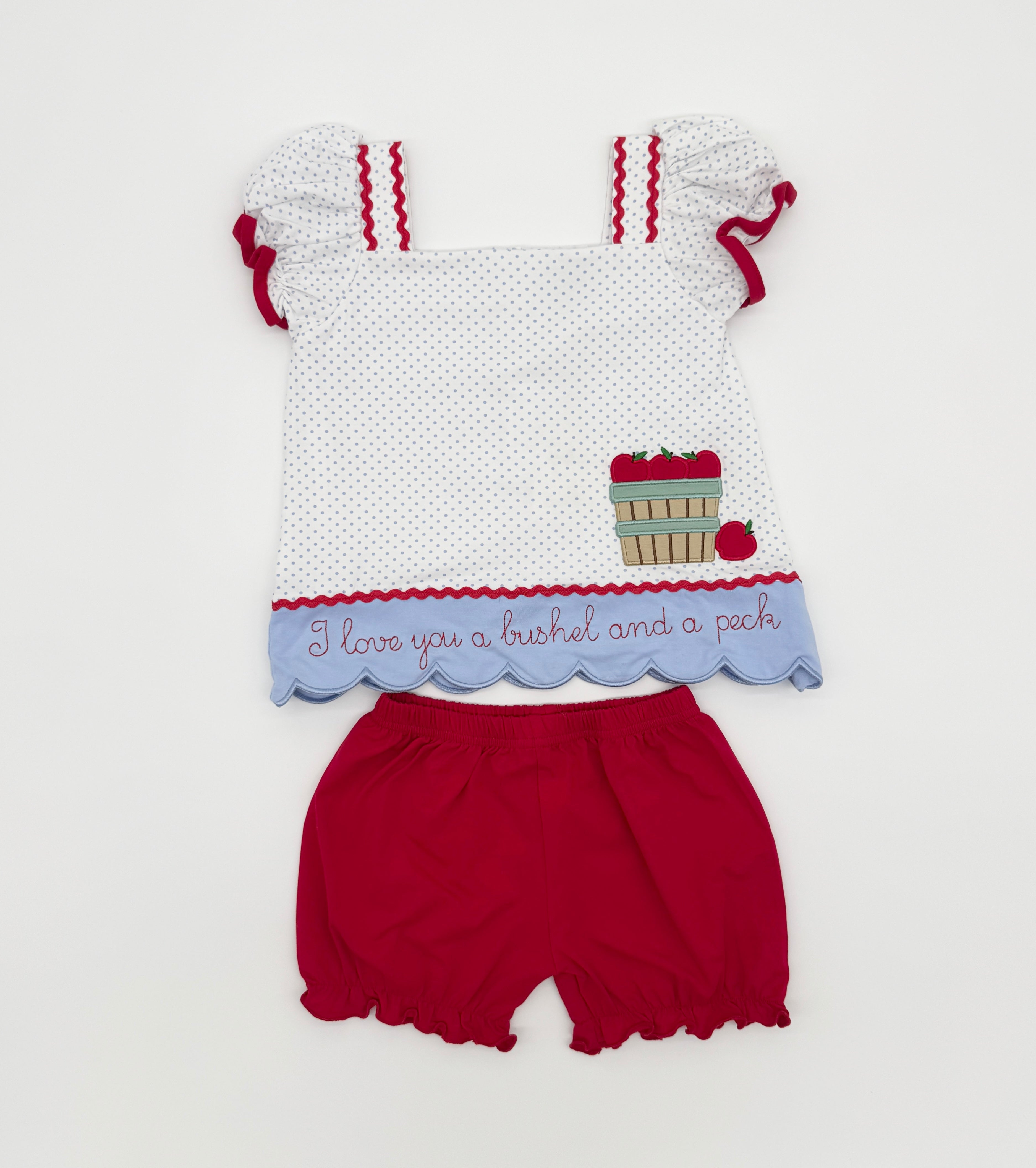 Bushel & A Peck Girl Short Set