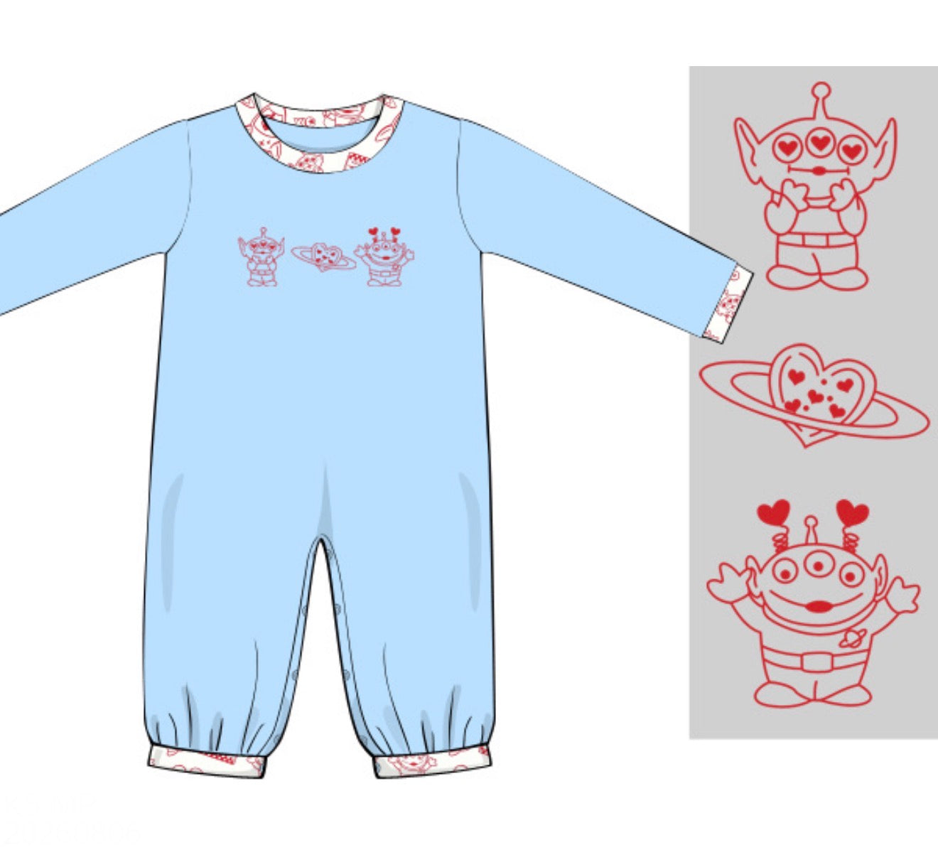 PO94 You Have a Pizza my Heart Romper