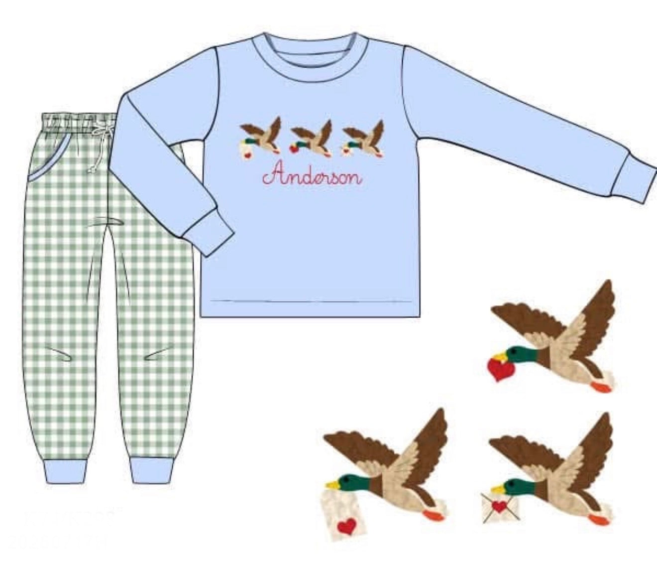 PO94 Love Letters Jogger Set