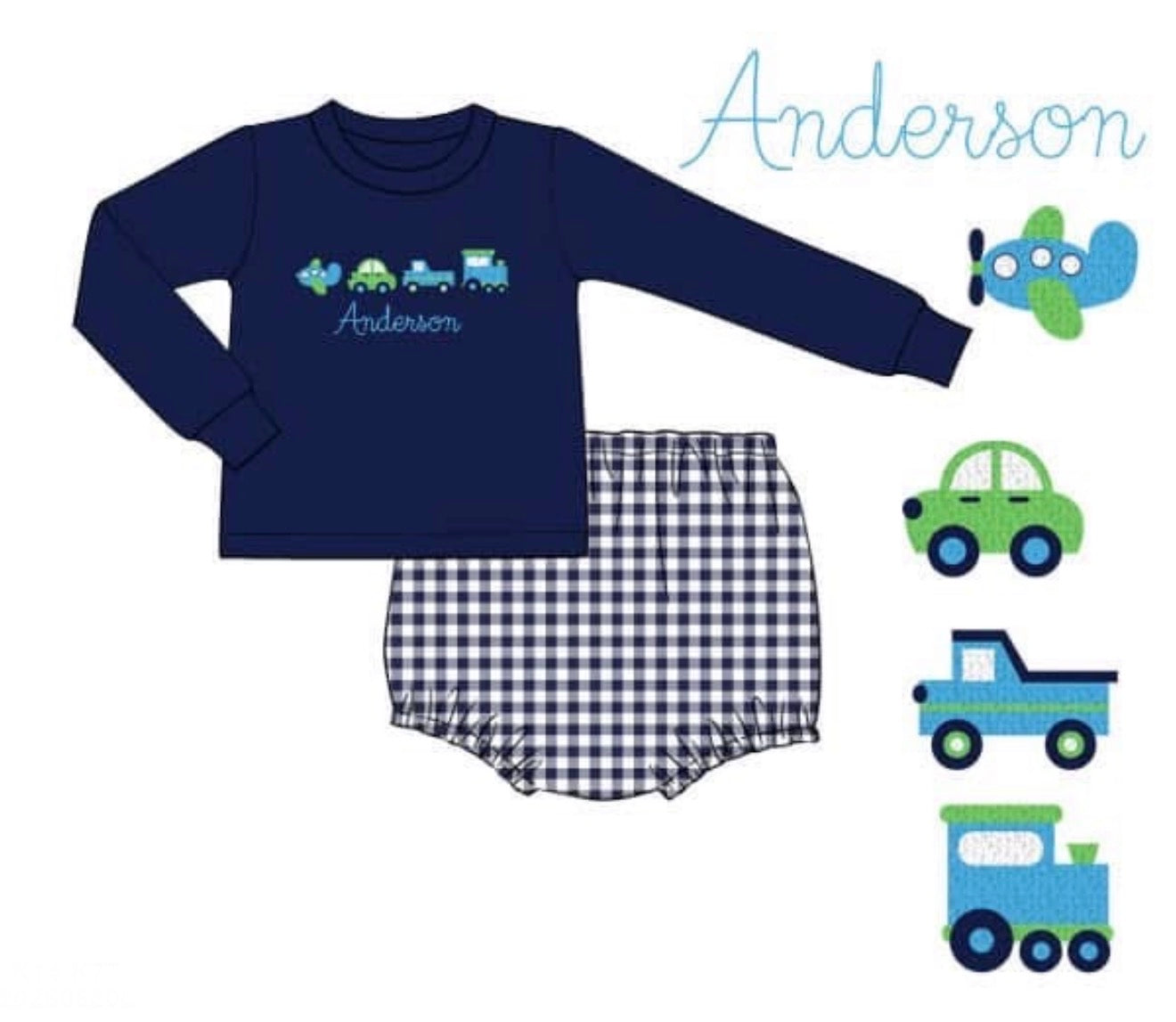 PO93 Winter Blues Diaper Set