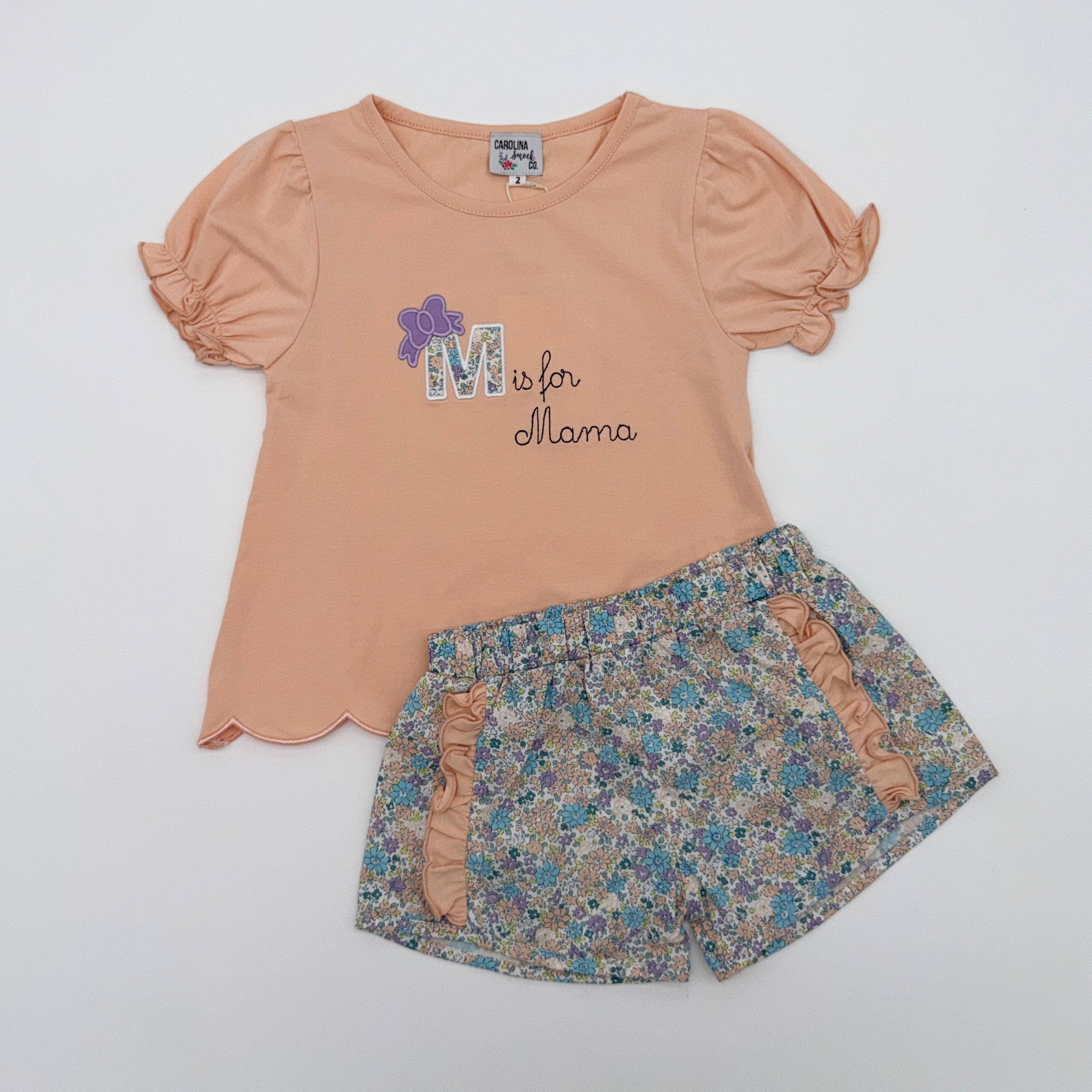 M is for Mama Girl Short Set