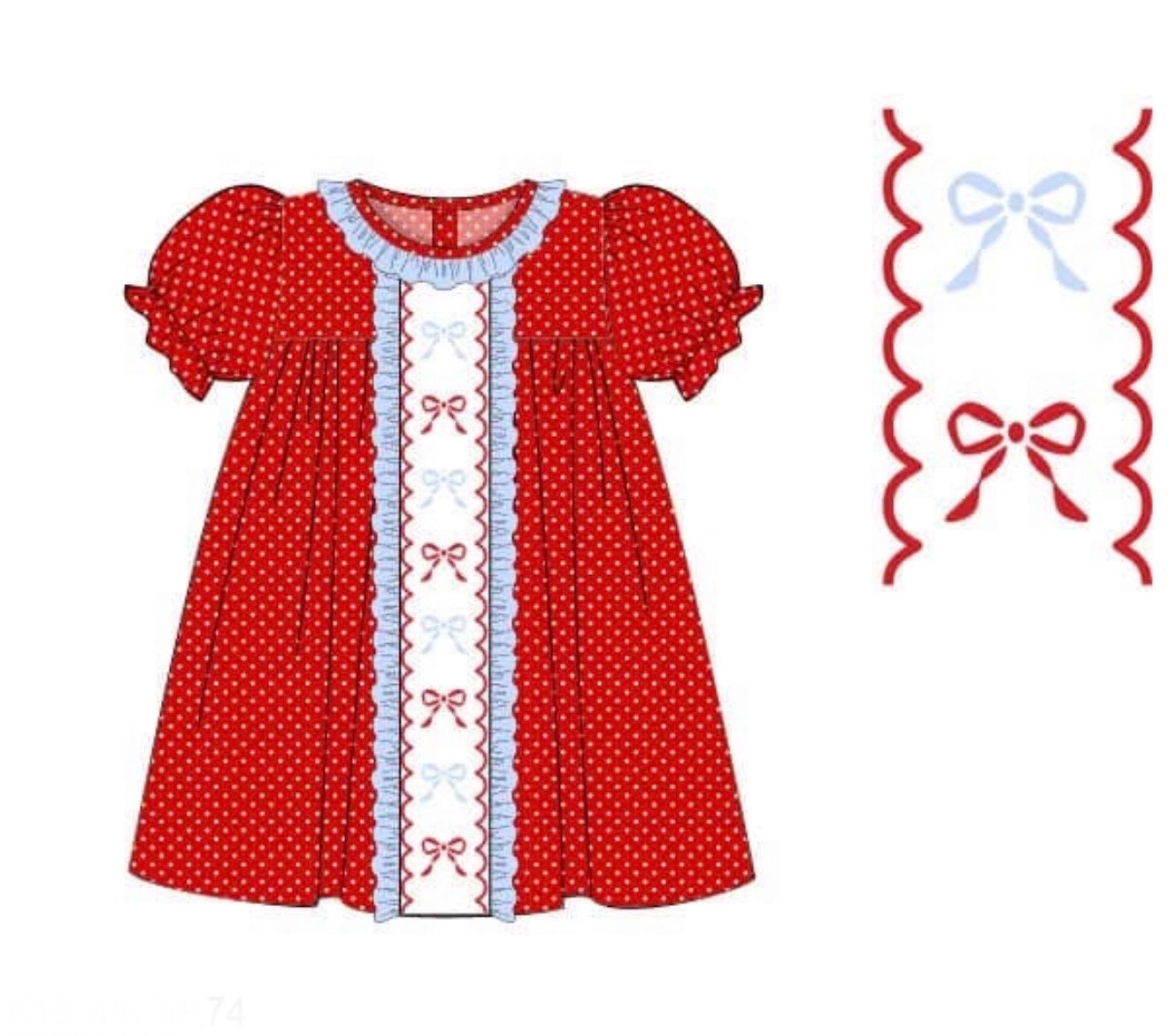 PO85 America the Bowtiful Dress