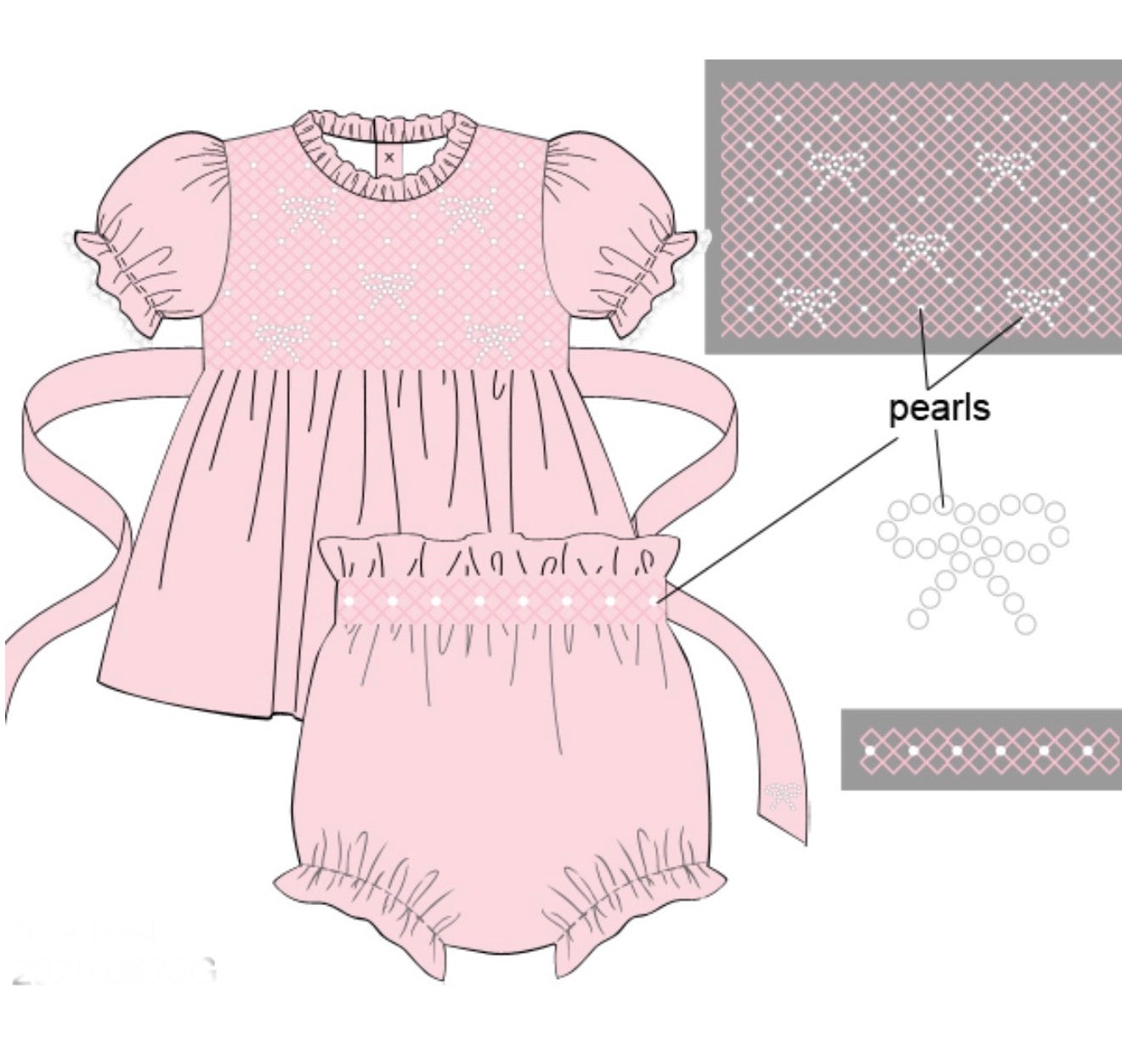PO85 The Aubree Collection Bloomer Set