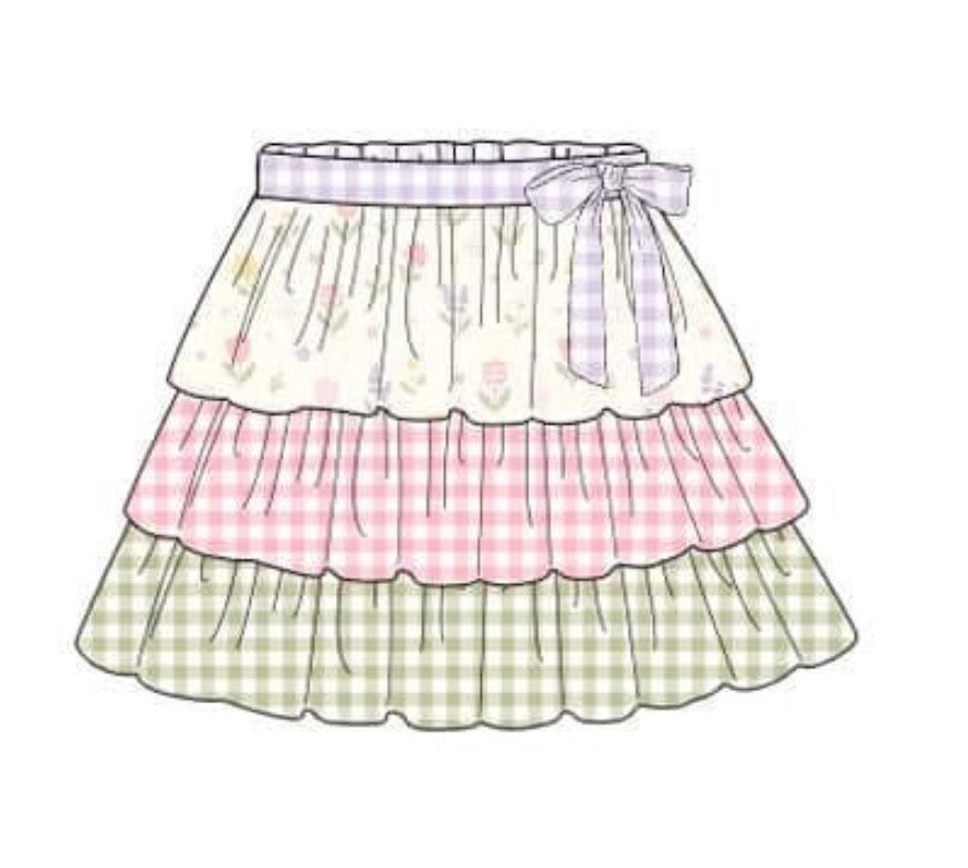 PO94 Girls Mix & Match - Pastel Skirt