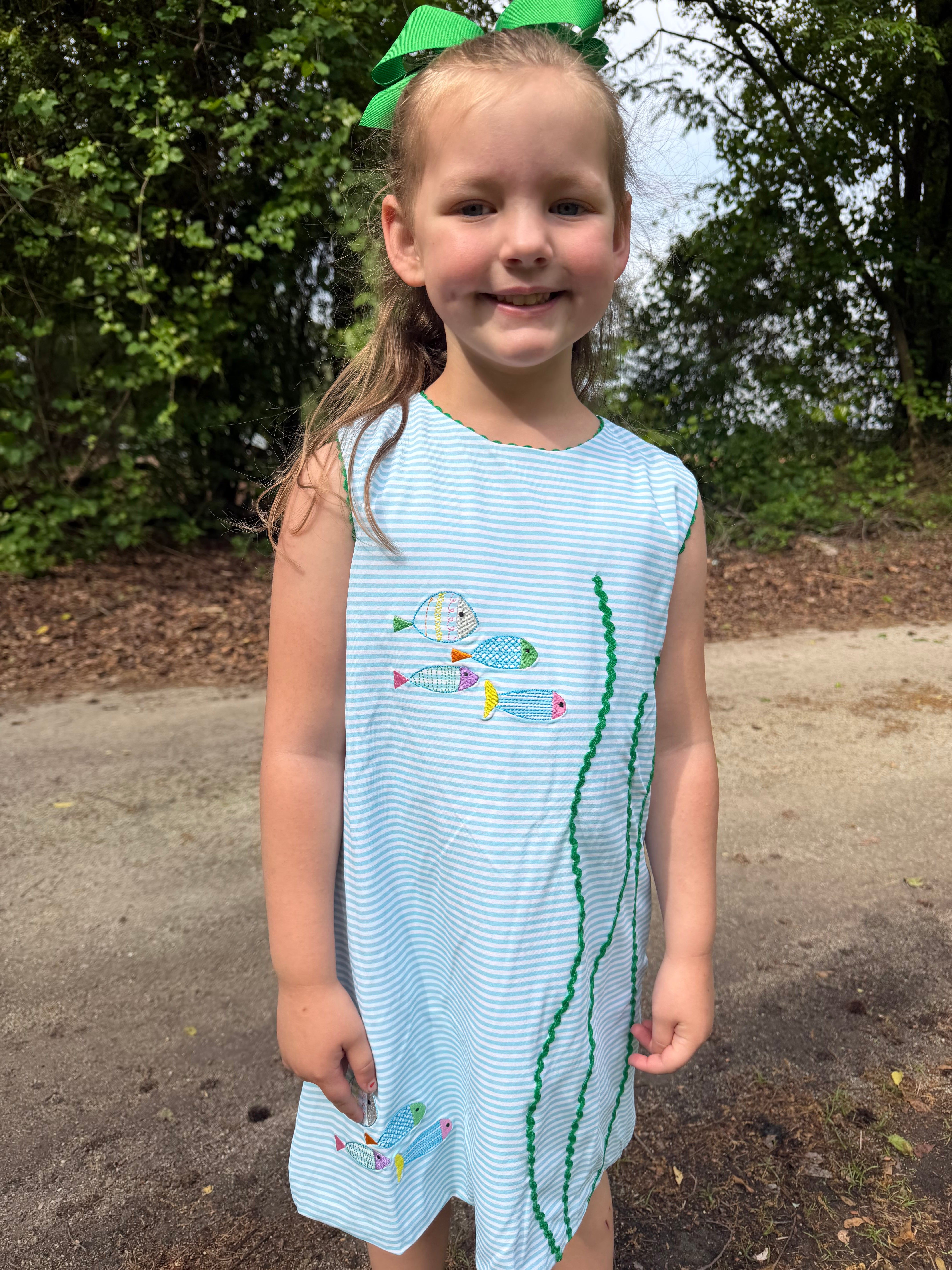 Exploring the Reef Bloomer Set (5t+ Dress Length)